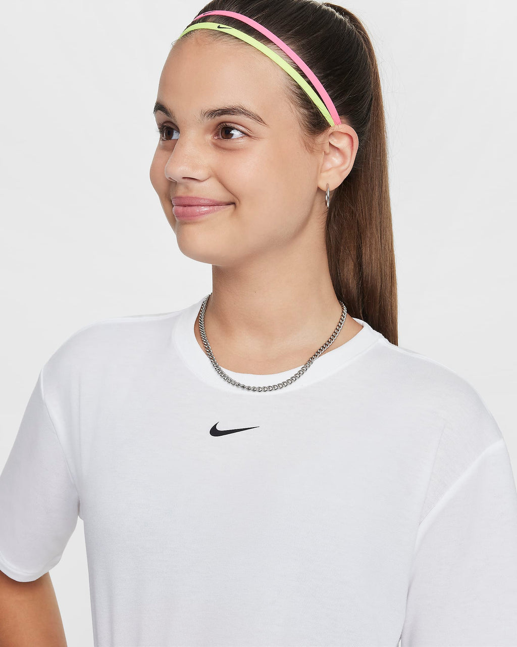 [FZ5602-100] Youth Nike ONE RELAXED SHORT SLEEVE Dri-Fit Top Tee Shirt