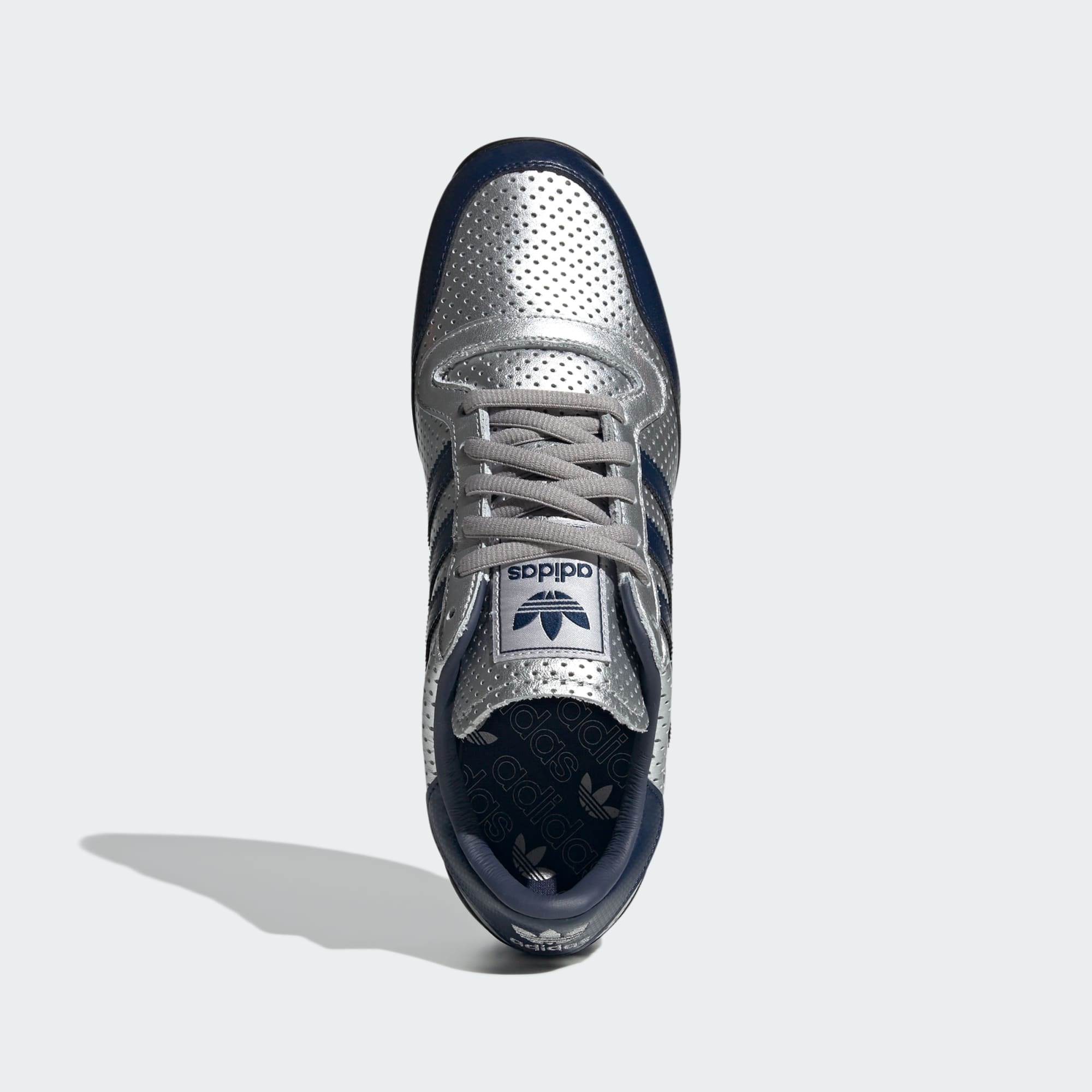 [JR1614] Mens Adidas Galaxy OG 'Silver Metallic Night Indigo'
