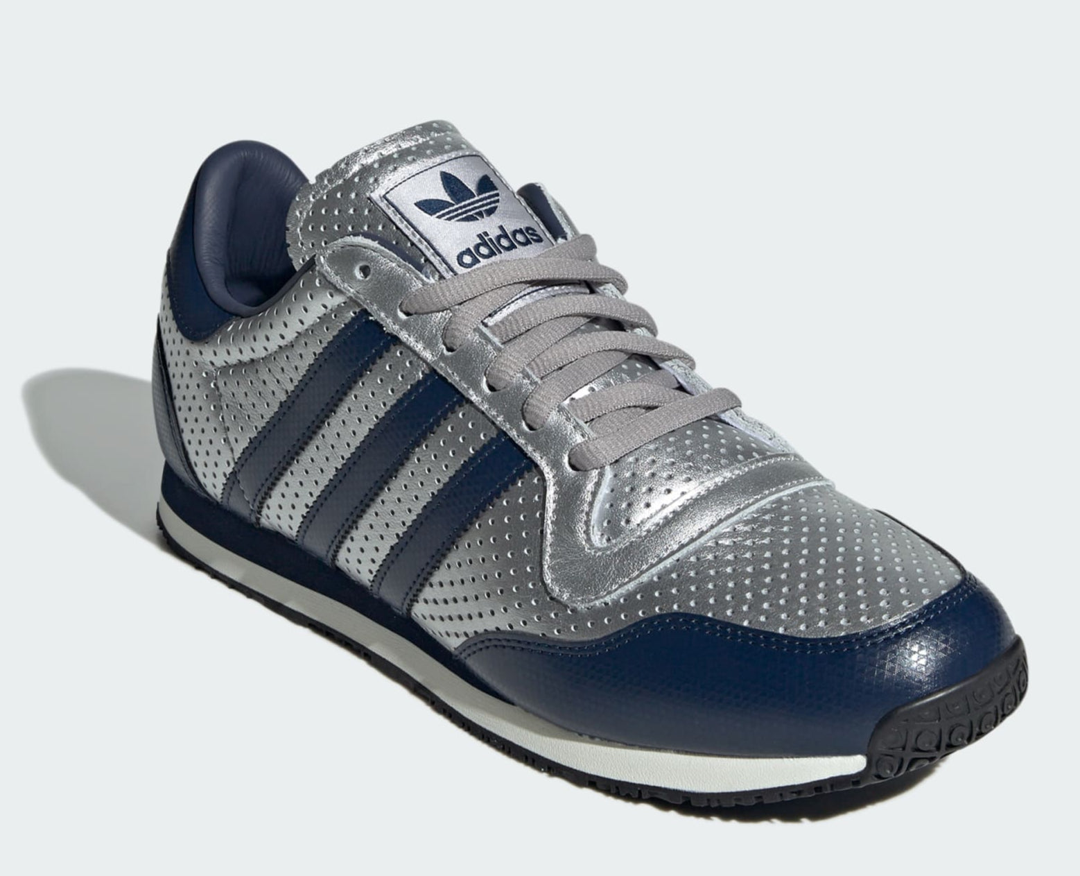 [JR1614] Mens Adidas Galaxy OG 'Silver Metallic Night Indigo'