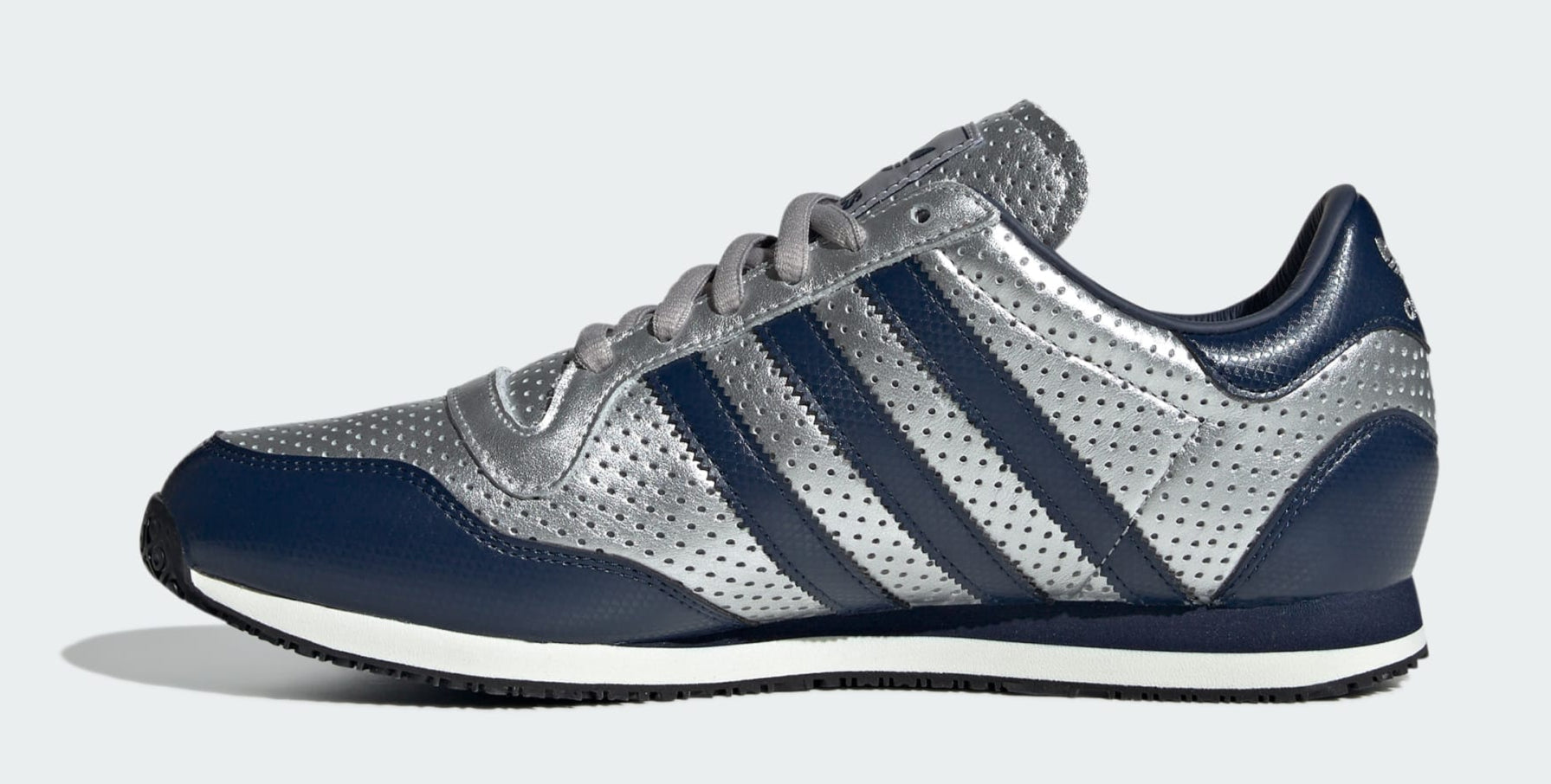 [JR1614] Mens Adidas Galaxy OG 'Silver Metallic Night Indigo'