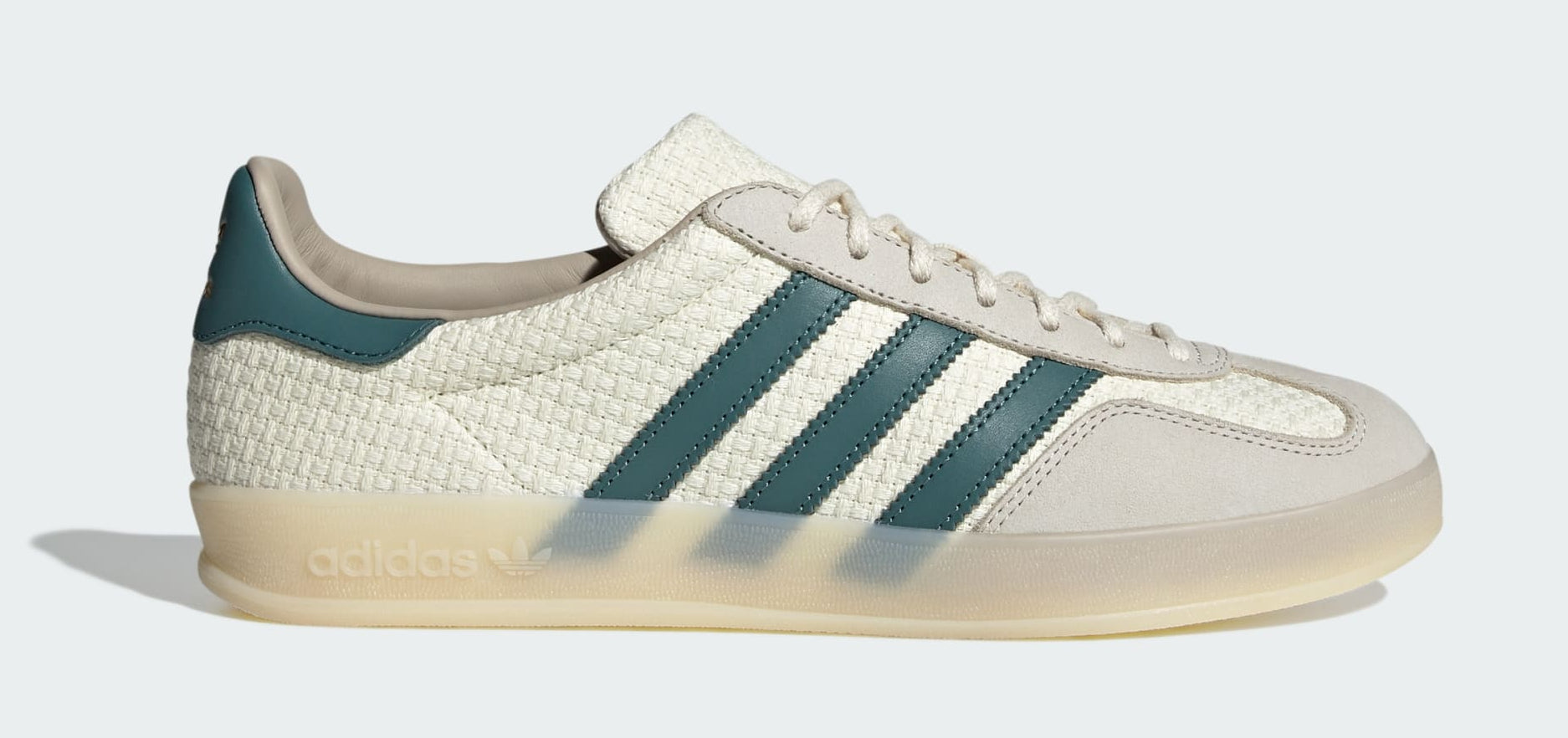 [JR3837] MENS ADIDAS GAZELLE INDOOR 'CREAM WHITE PRELOVED TEAL'