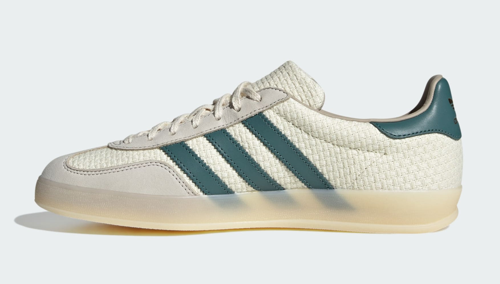 [JR3837] MENS ADIDAS GAZELLE INDOOR 'CREAM WHITE PRELOVED TEAL'