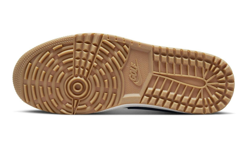 [DD9315-005] MENS AIR JORDAN RETRO 1 LOW GOLF 'BLACK GUM'