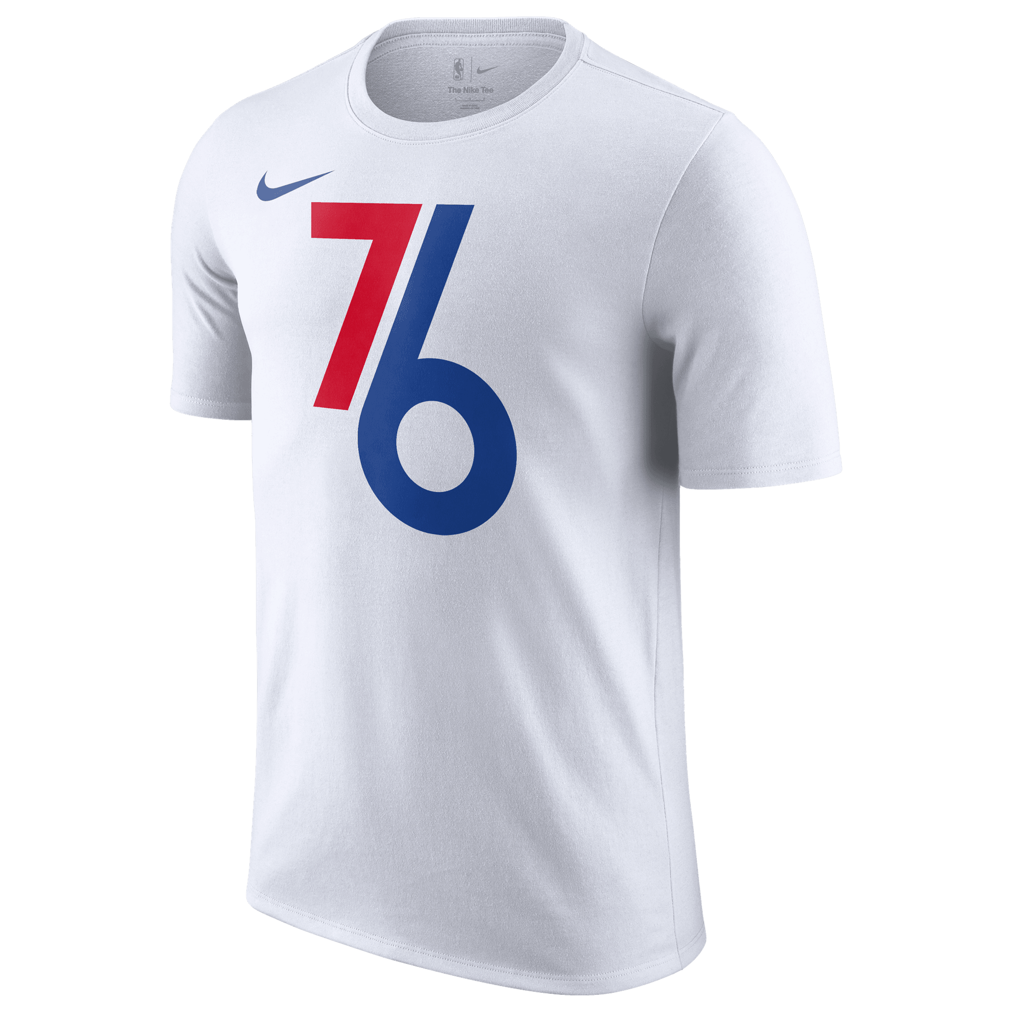 [HJ2588-100] MENS NIKE NBA 76ERS ESSENTIAL CITY EDITION SHORT SLEEVE LOGO T-SHIRT