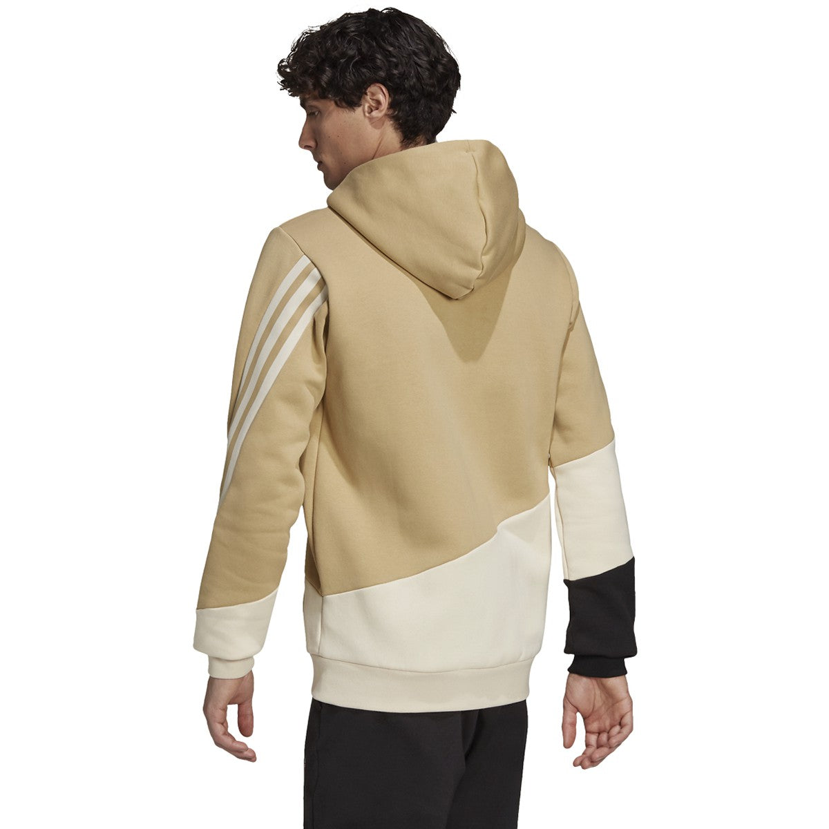 [H39774] Mens Adidas Fleece Colorblock Hoodie