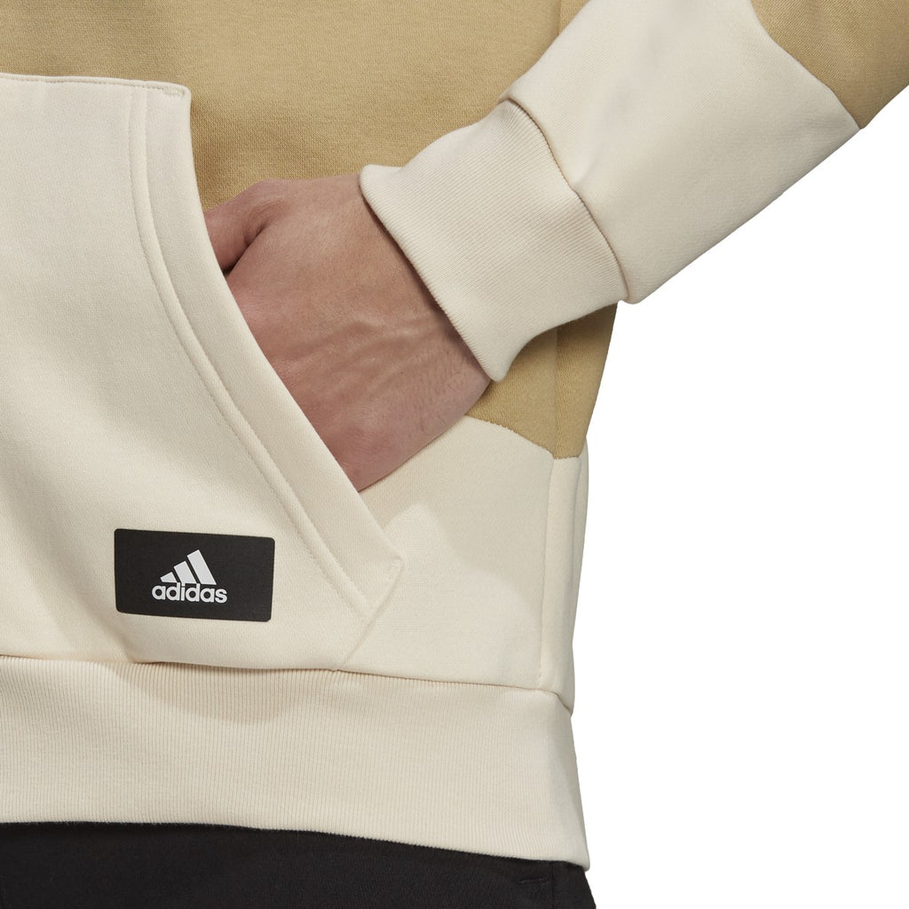 [H39774] Mens Adidas Fleece Colorblock Hoodie