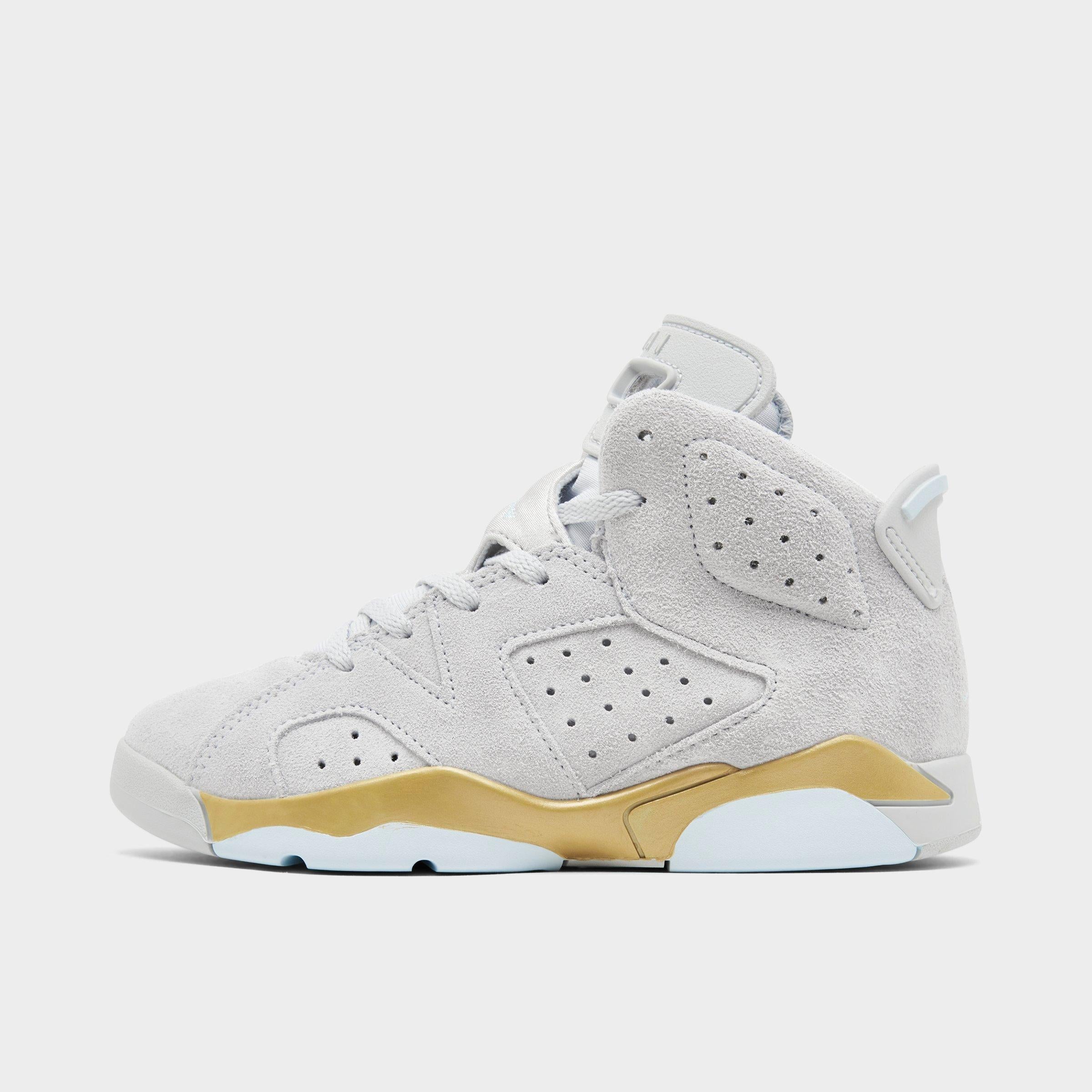 [HF0413-074] PRESCHOOL AIR JORDAN RETRO 6 PS 'PEARL'