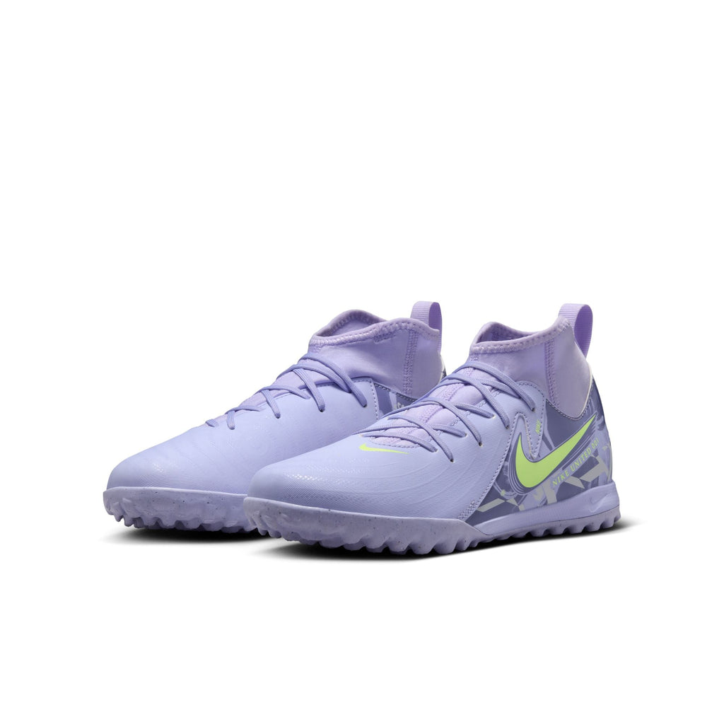 [HF1581-500] GRADE SCHOOL NIKE PHANTOM LUNA 2 ACADEMY TF 'PURPLE AGATE BARELY VOLT'