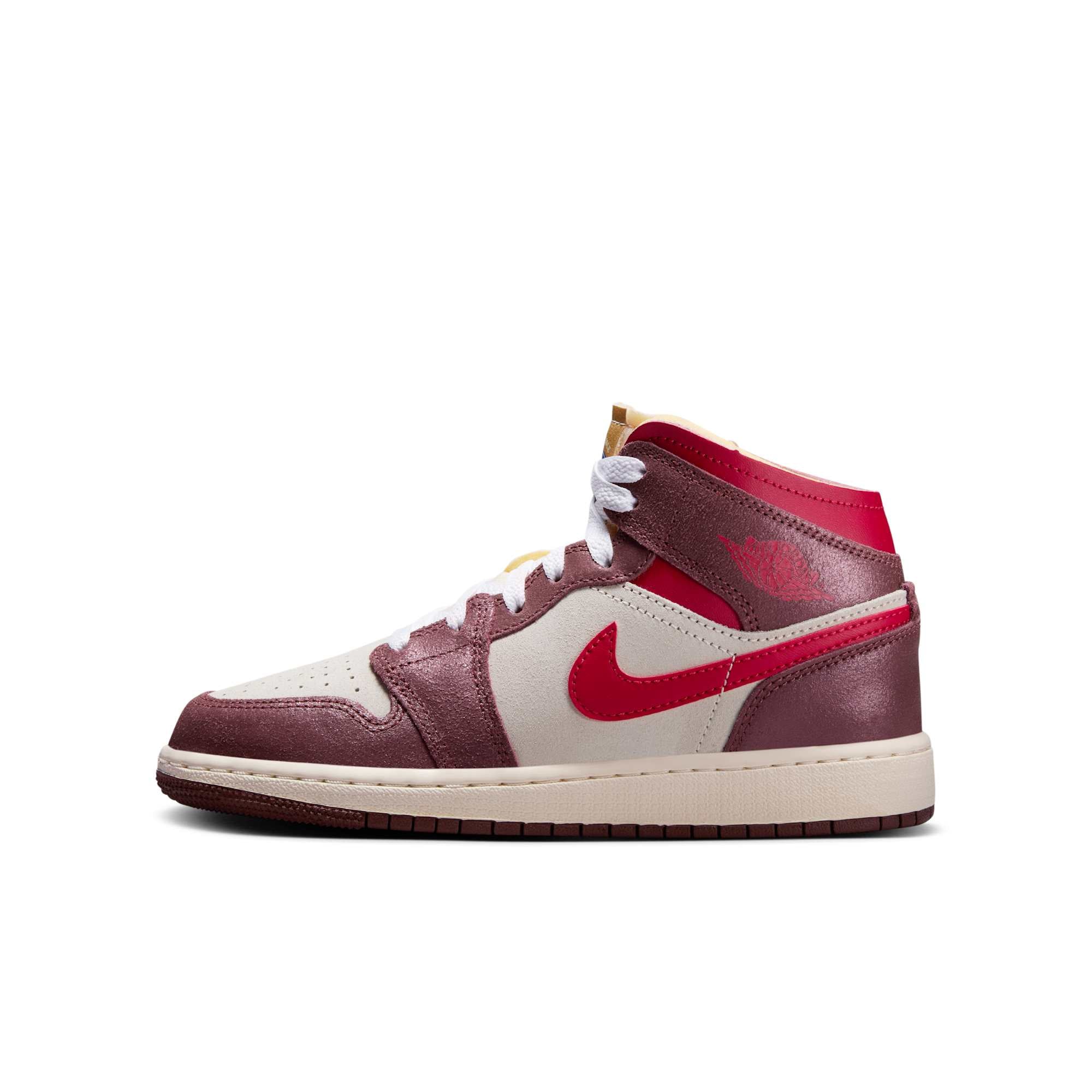 [HF3196-100] Grade School Air Jordan Retro 1 Mid SE 'Bread, Butter & Sole'