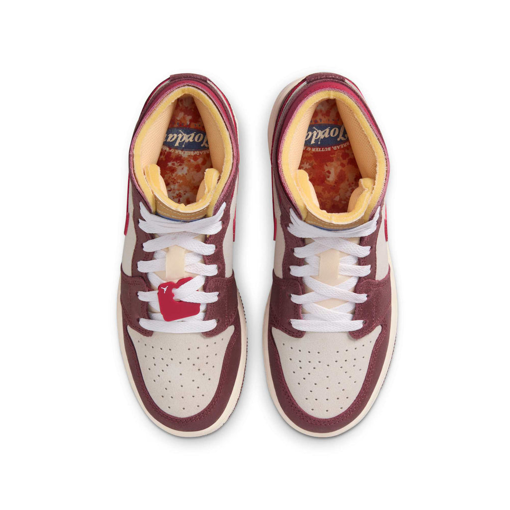 [HF3196-100] Grade School Air Jordan Retro 1 Mid SE 'Bread, Butter & Sole'