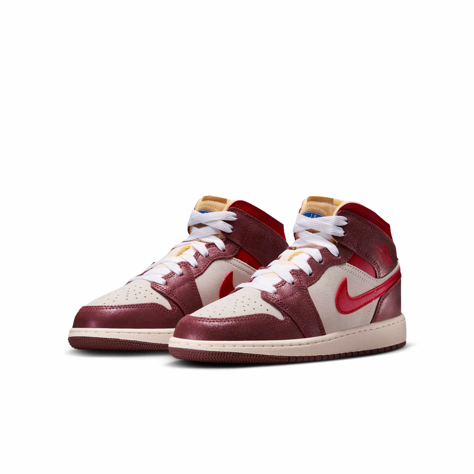 [HF3196-100] Grade School Air Jordan Retro 1 Mid SE 'Bread, Butter & Sole'