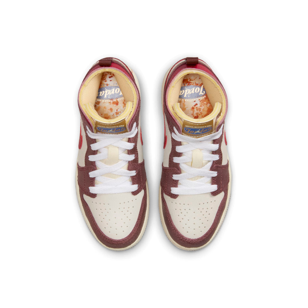 [HF3198-100] Preschool Air Jordan Retro 1 Mid SE 'Bread Butter & Sole'