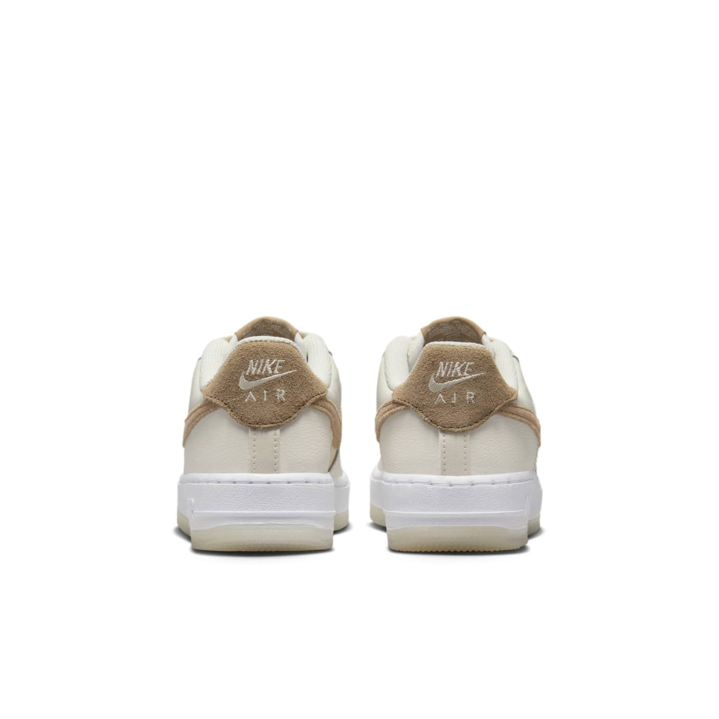 [HF5349-100] GRADE SCHOOL NIKE AIR FORCE 1 LOW LV8 5 'SAIL COCONUT MILK WHITE KHAKI (GS)'