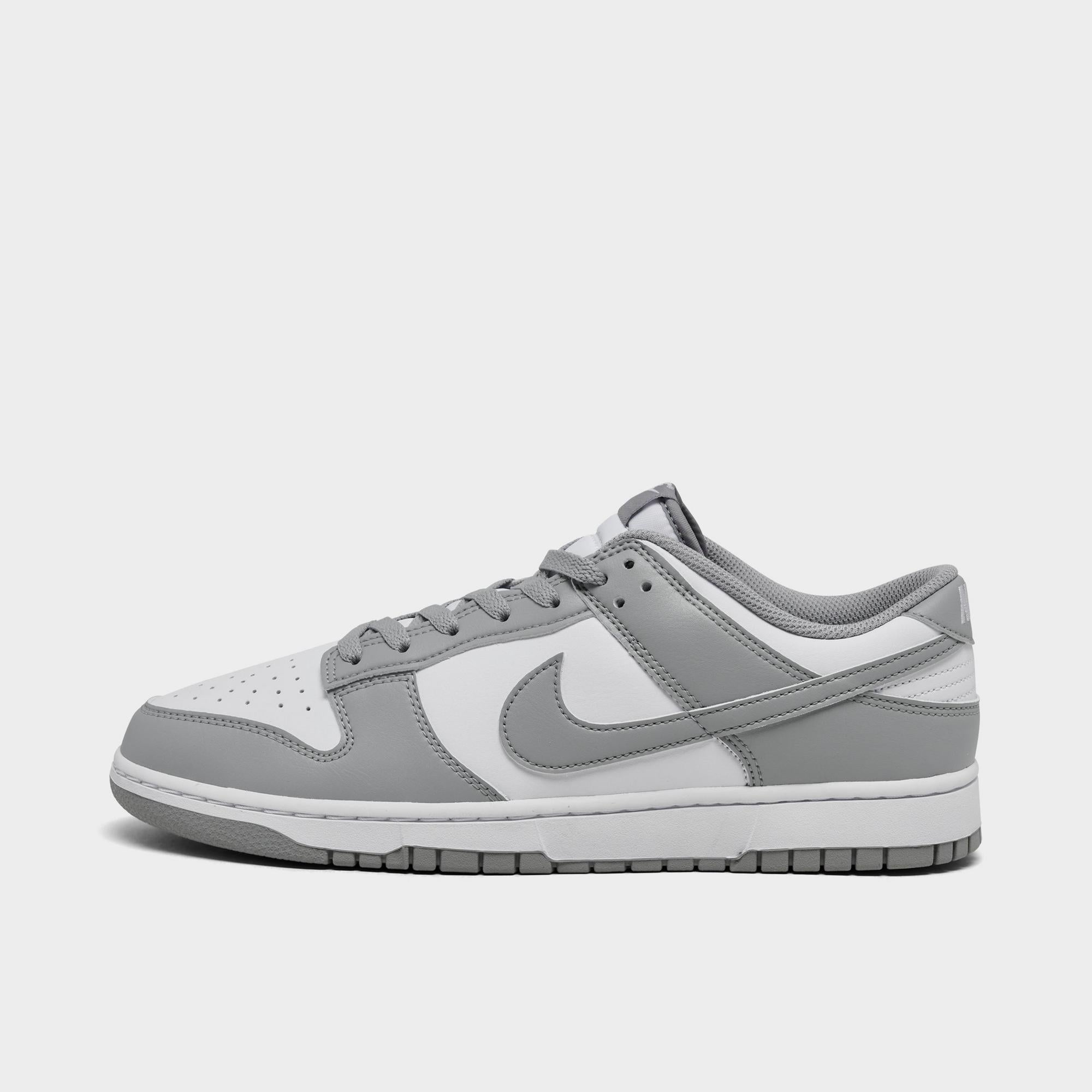 [HF5441-105] MENS NIKE DUNK LOW 'WHITE LIGHT SMOKE GREY'