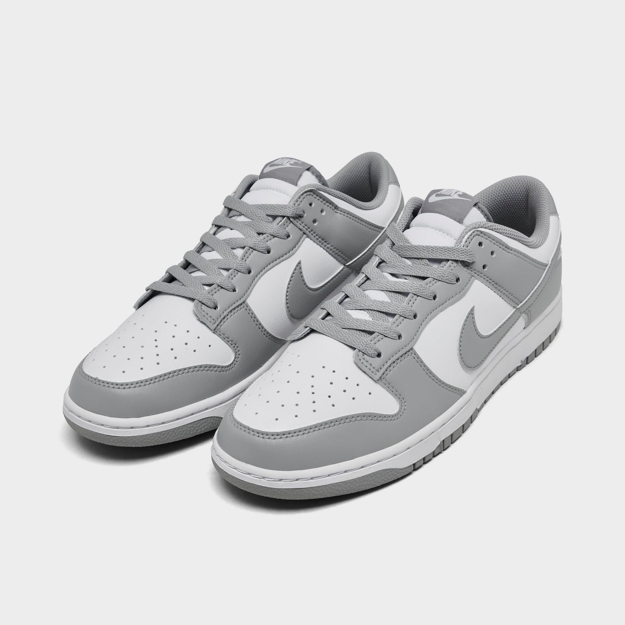 [HF5441-105] MENS NIKE DUNK LOW 'WHITE LIGHT SMOKE GREY'