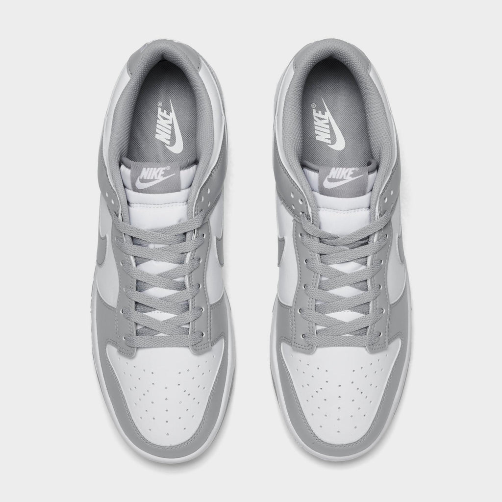 [HF5441-105] MENS NIKE DUNK LOW 'WHITE LIGHT SMOKE GREY'