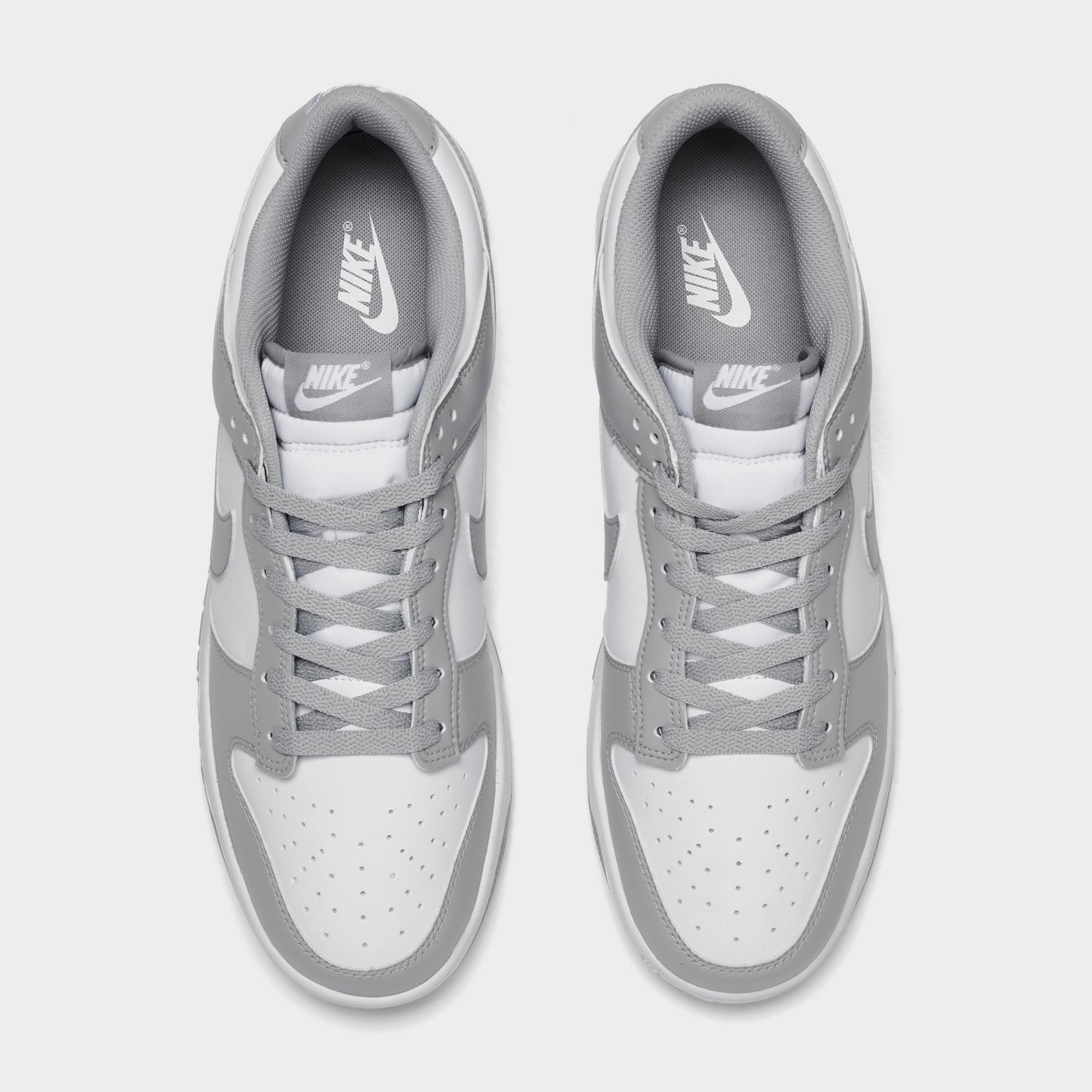 [HF5441-105] MENS NIKE DUNK LOW 'WHITE LIGHT SMOKE GREY'