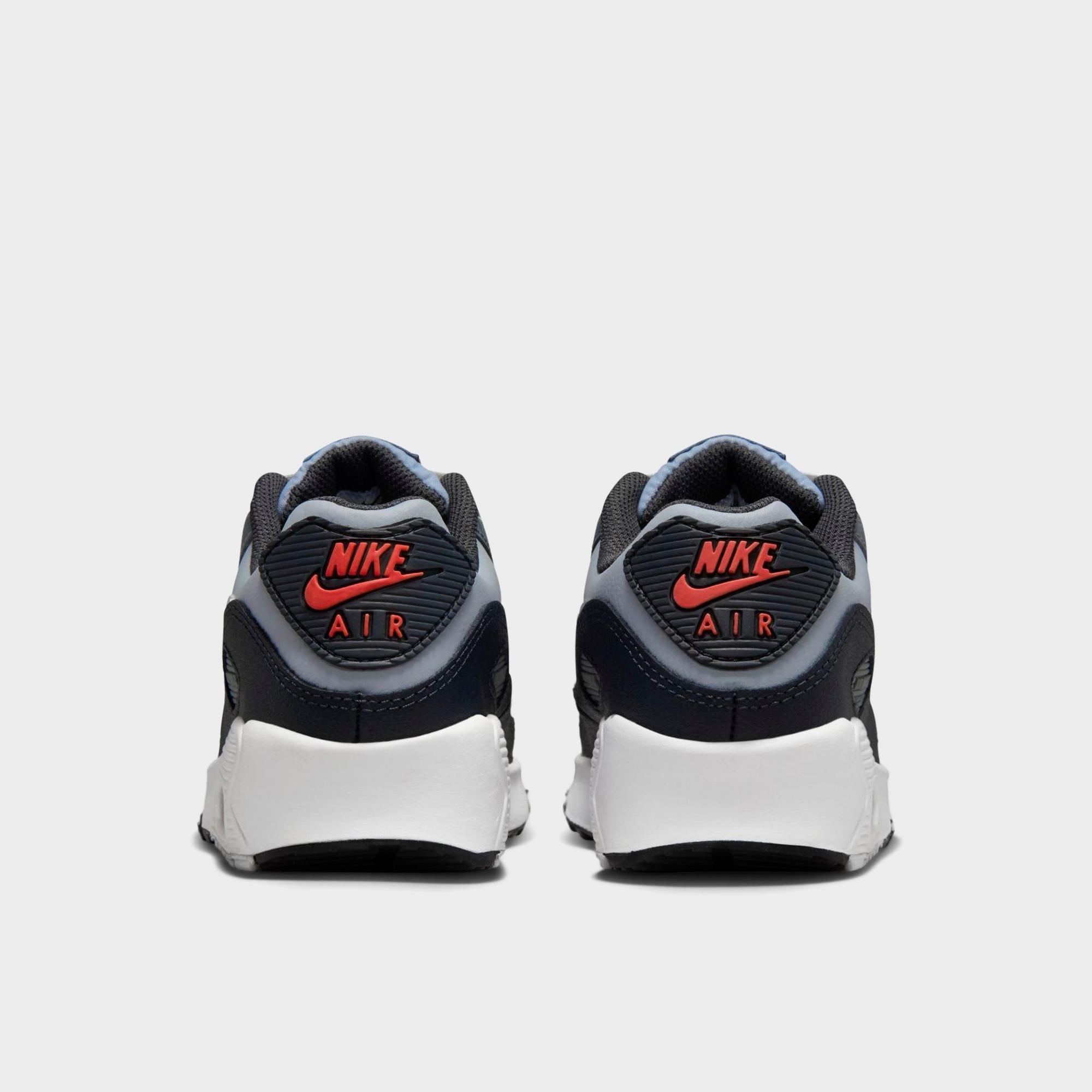 [HF6358-007] GRADE SCHOOL NIKE AIR MAX 90 'WOLF GREY COOL GREY ANTHRACITE WHITE (GS)'