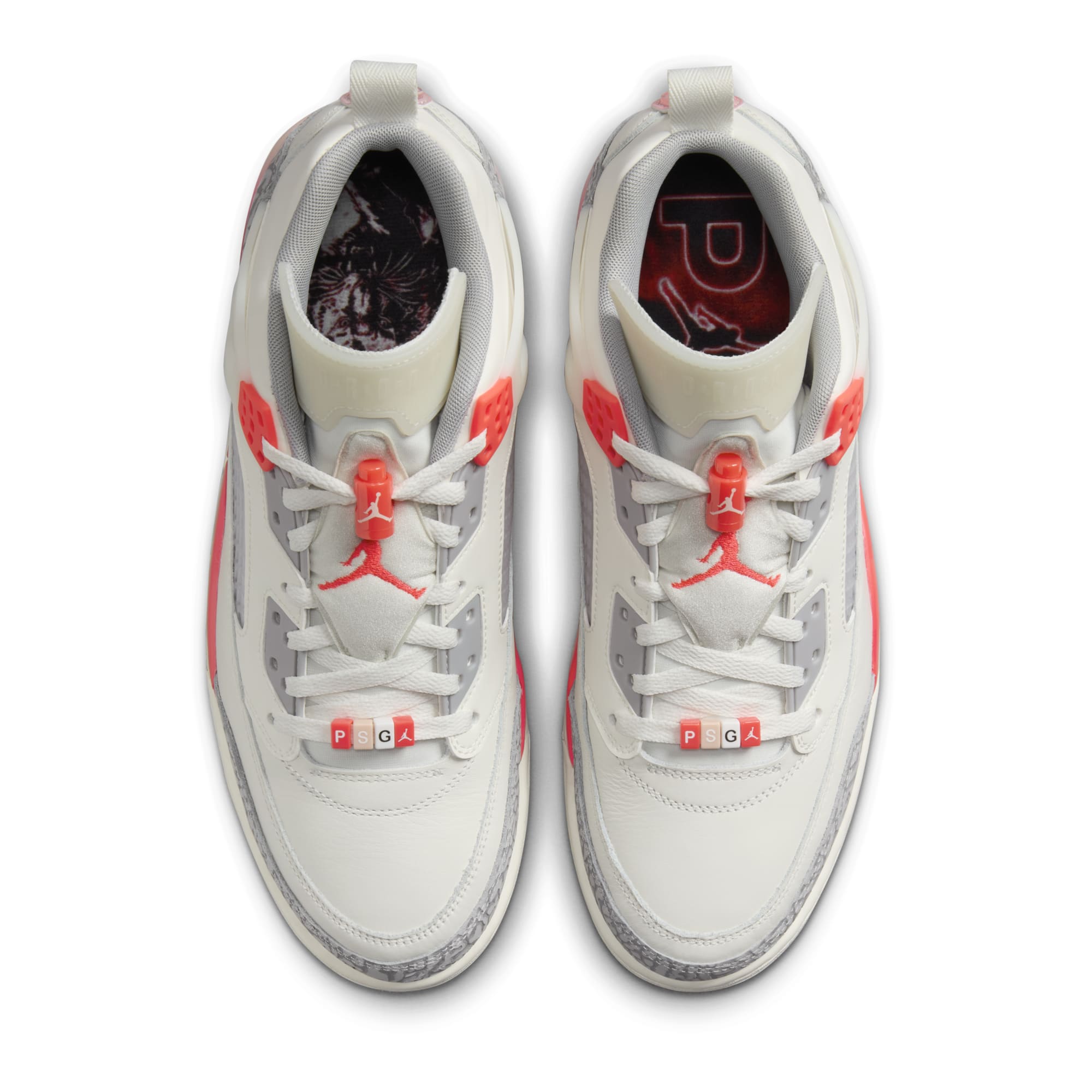 [HF8827-100] Mens Air Jordan SPIZIKE LOW 'PSG PARIS SAINT-GERMAIN SAIL INFRARED'