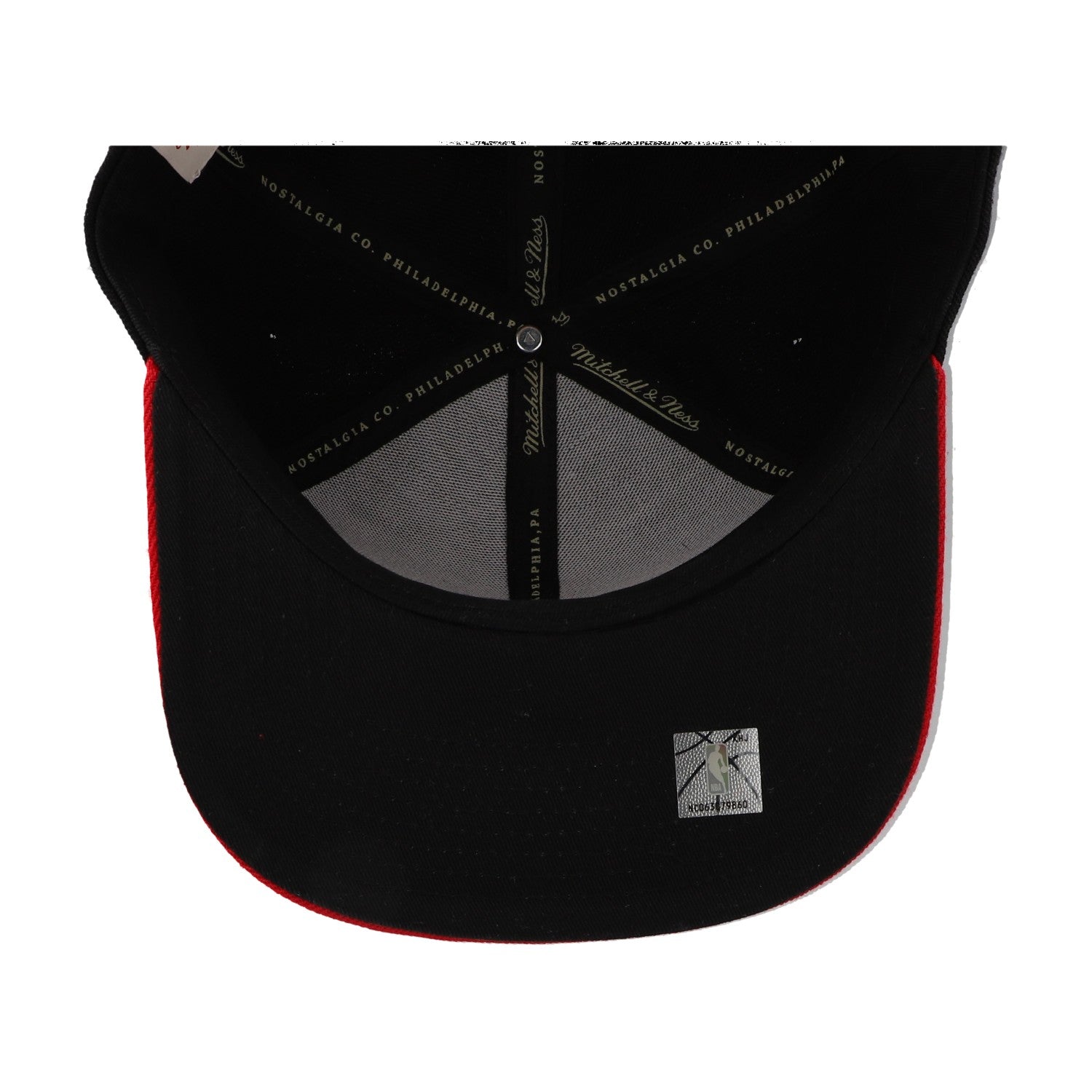 MENS MITCHELL & NESS NBA 8 BIT XL SNAPBACK ROCKETS - BLACK