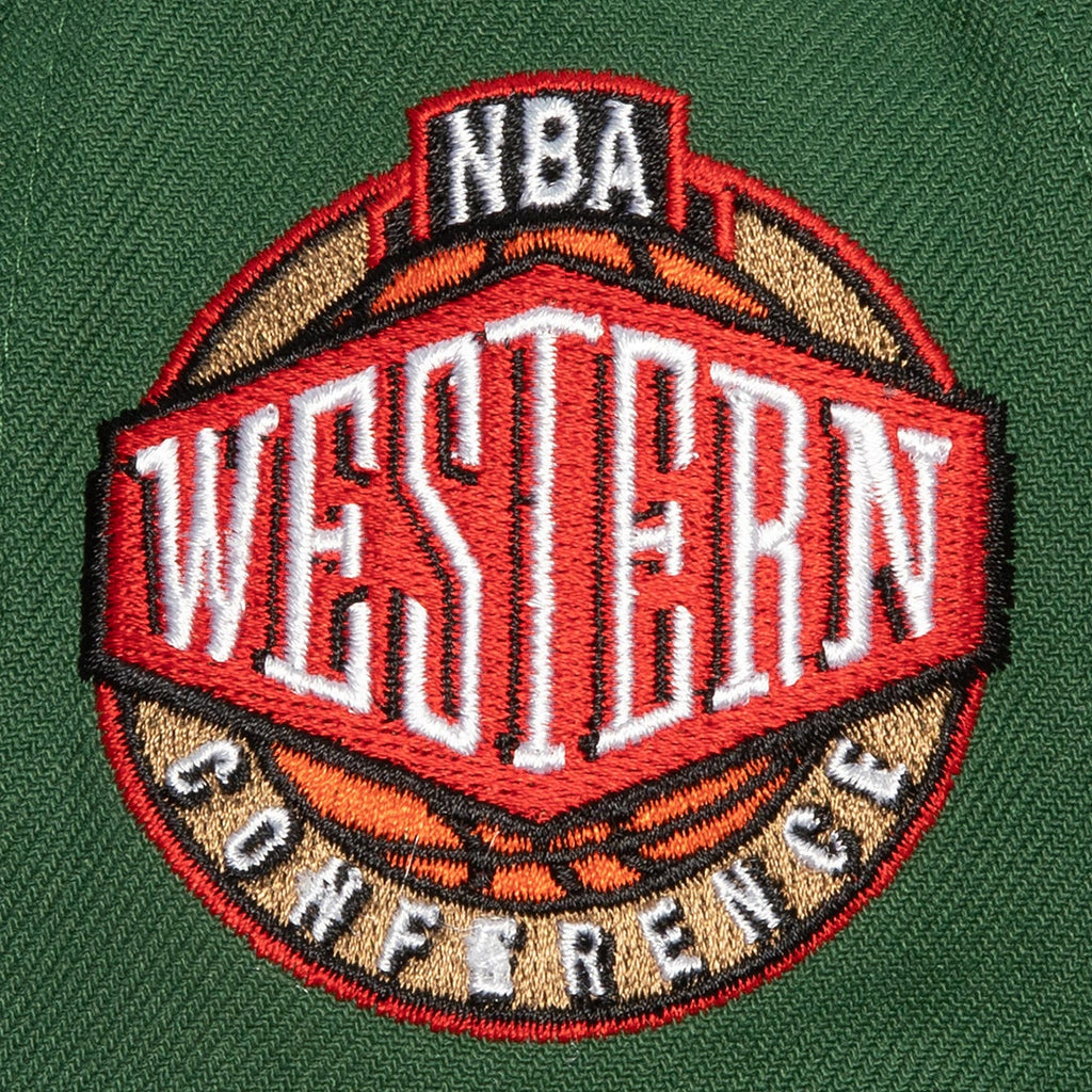 MENS MITCHELL & NESS NBA CONFERENCE PATCH SNAPBACK HWC SUPERSONICS - GREEN