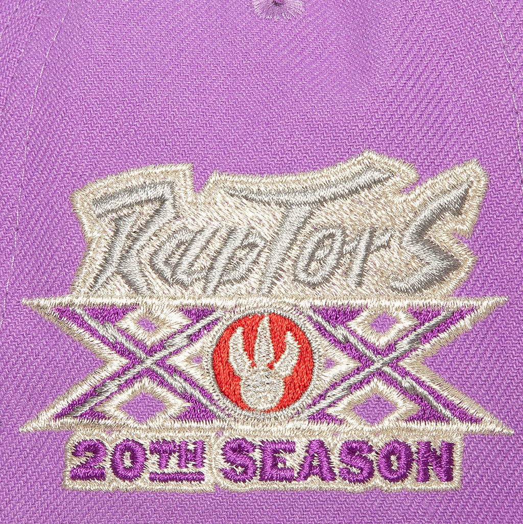MENS MITCHELL & NESS NBA WATCH ME SHINE SNAPBACK HWC RAPTORS - PURPLE