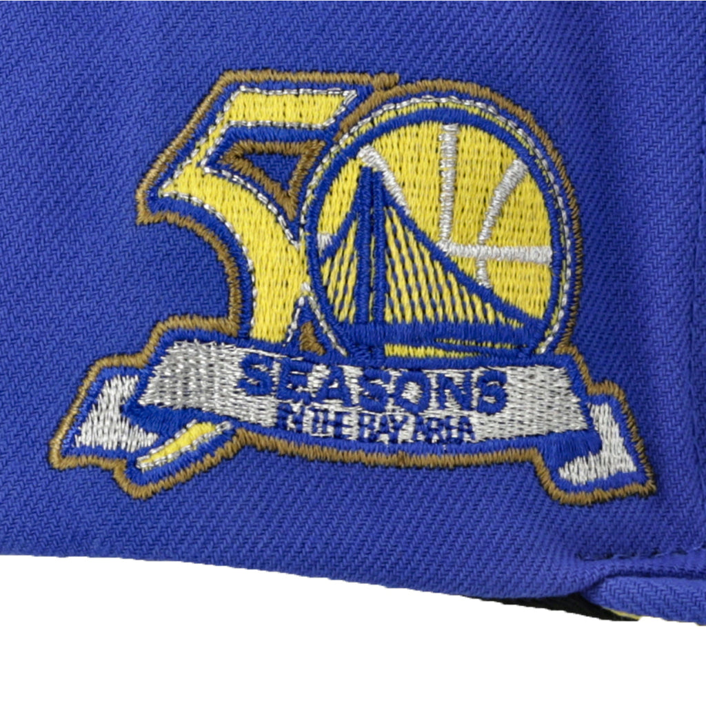 MENS MITCHELL & NESS NBA WATCH ME SHINE SNAPBACK HWC WARRIORS - ROYAL