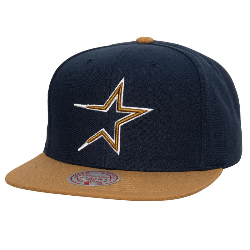MENS MITCHELL & NESS MLB EVERGREEN SNAPBACK COOP ASTROS - NAVY