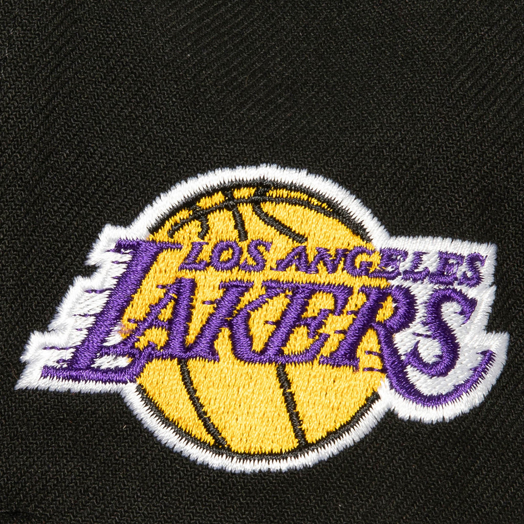 MENS MITCHELL & NESS NBA ICON GRAIL PRO SNAPBACK LAKERS - BLACK