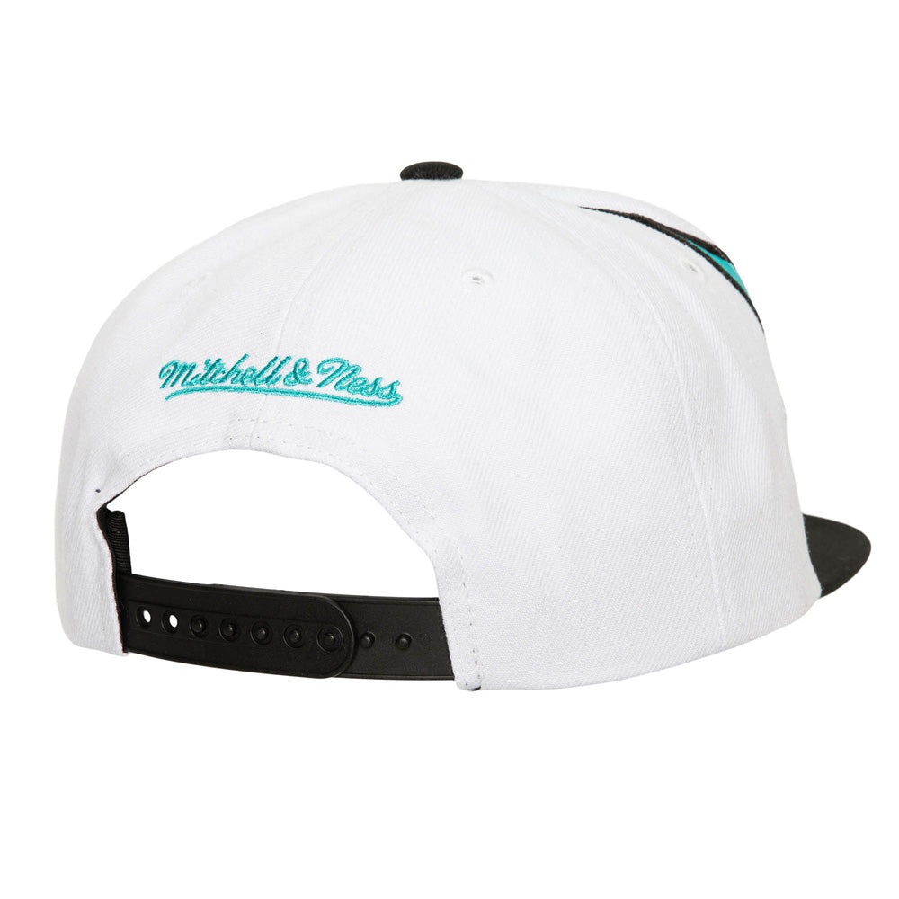 MENS MITCHELL & NESS MLB WAVERUNNER SNAPBACK COOP MARLINS - WHITE