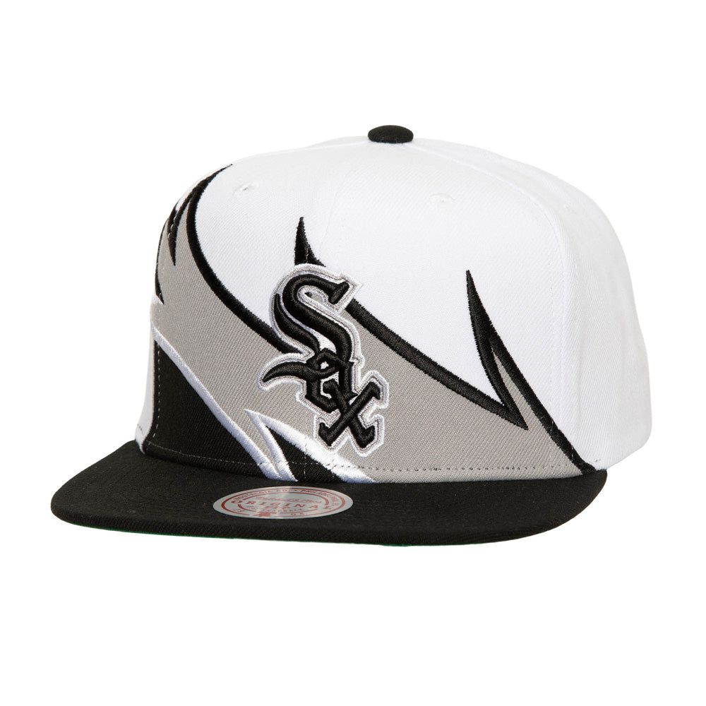 MENS MITCHELL & NESS MLB WAVERUNNER SNAPBACK WHITE SOX - WHITE