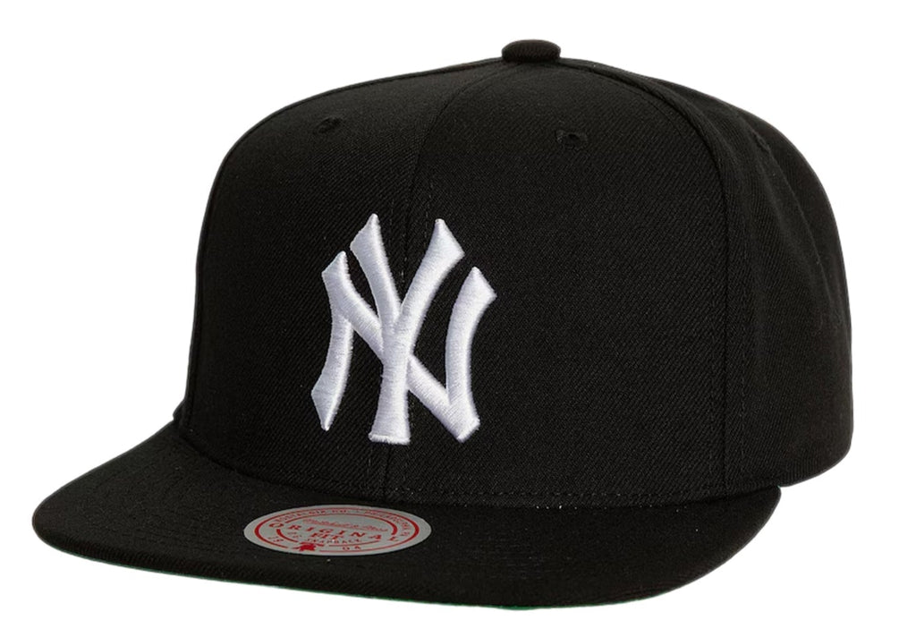 [HHSS7337-NYYYYPPPBLCK] MENS MITCHELL & NESS MLB TOP SPOT SNAPBACK YANKEES