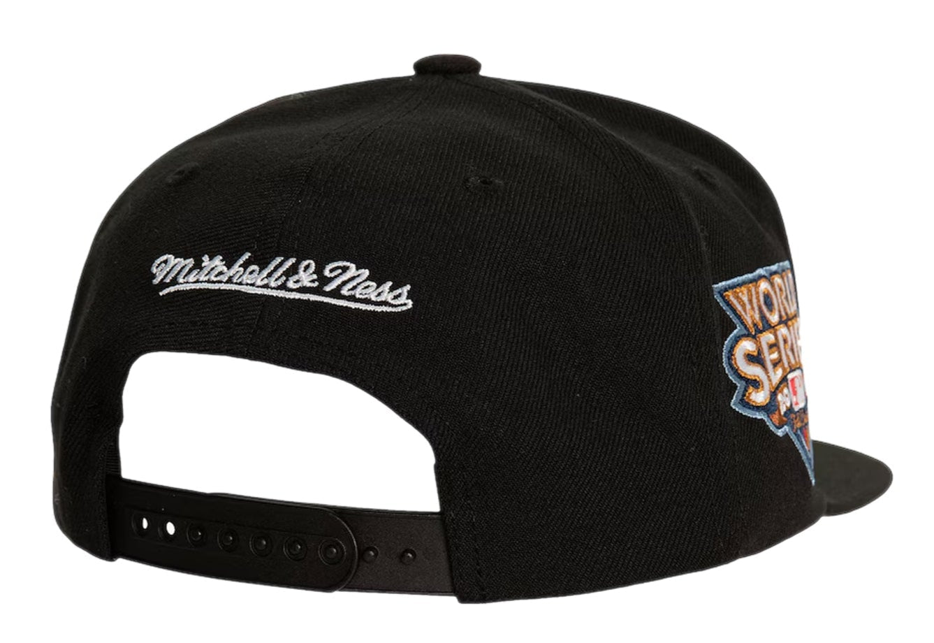 [HHSS7337-NYYYYPPPBLCK] MENS MITCHELL & NESS MLB TOP SPOT SNAPBACK YANKEES