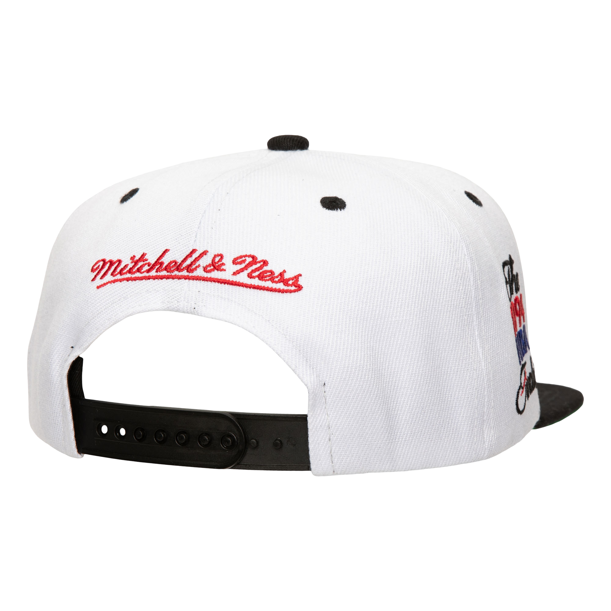 MENS MITCHELL & NESS NBA CHAMP SERIES SNAPBACK HWC ROCKETS - WHITE