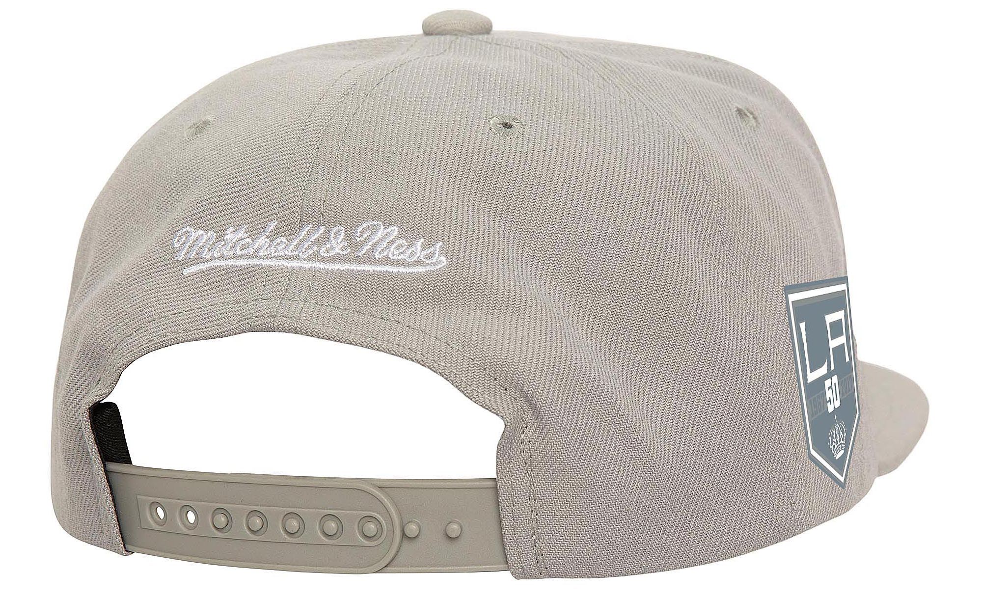 MENS MITCHELL & NESS NHL BACK TO BASICS SNAPBACK VNTG KINGS - GREY