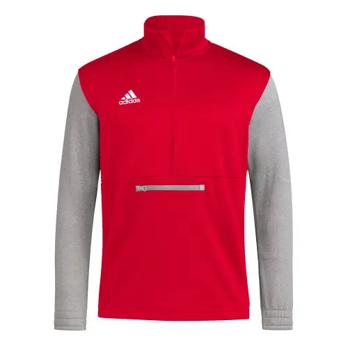 [HI3070] MENS ADIDAS TEAM ISSUE QUARTER-ZIP