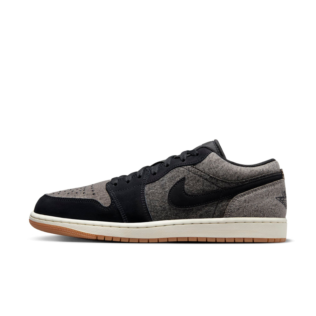 [HJ4360-001] Mens Air Jordan RETRO 1 LOW SE 'BLACK DENIM'