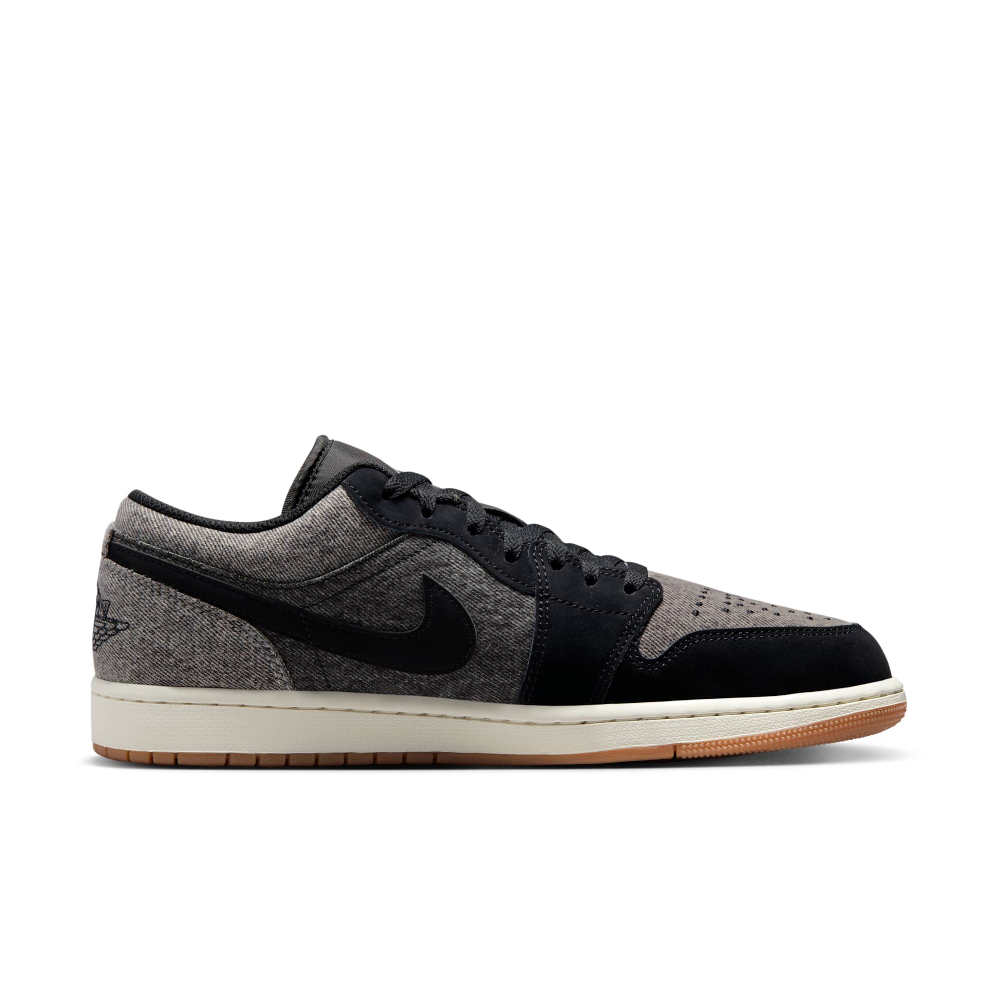 [HJ4360-001] Mens Air Jordan RETRO 1 LOW SE 'BLACK DENIM'
