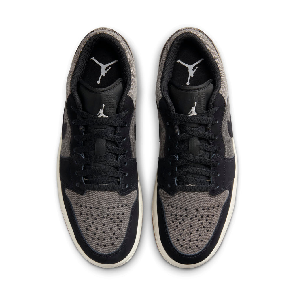 [HJ4360-001] Mens Air Jordan RETRO 1 LOW SE 'BLACK DENIM'