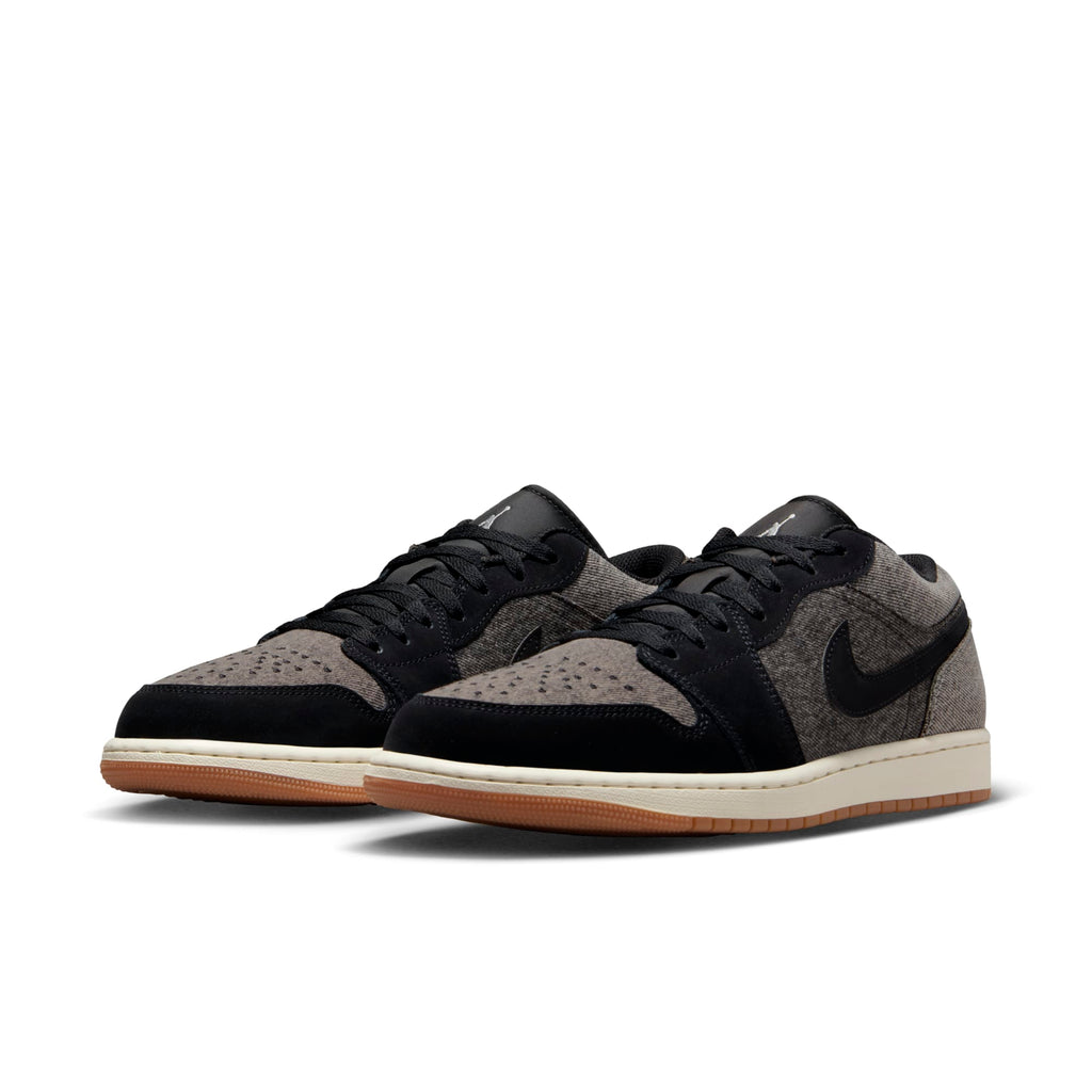 [HJ4360-001] Mens Air Jordan RETRO 1 LOW SE 'BLACK DENIM'