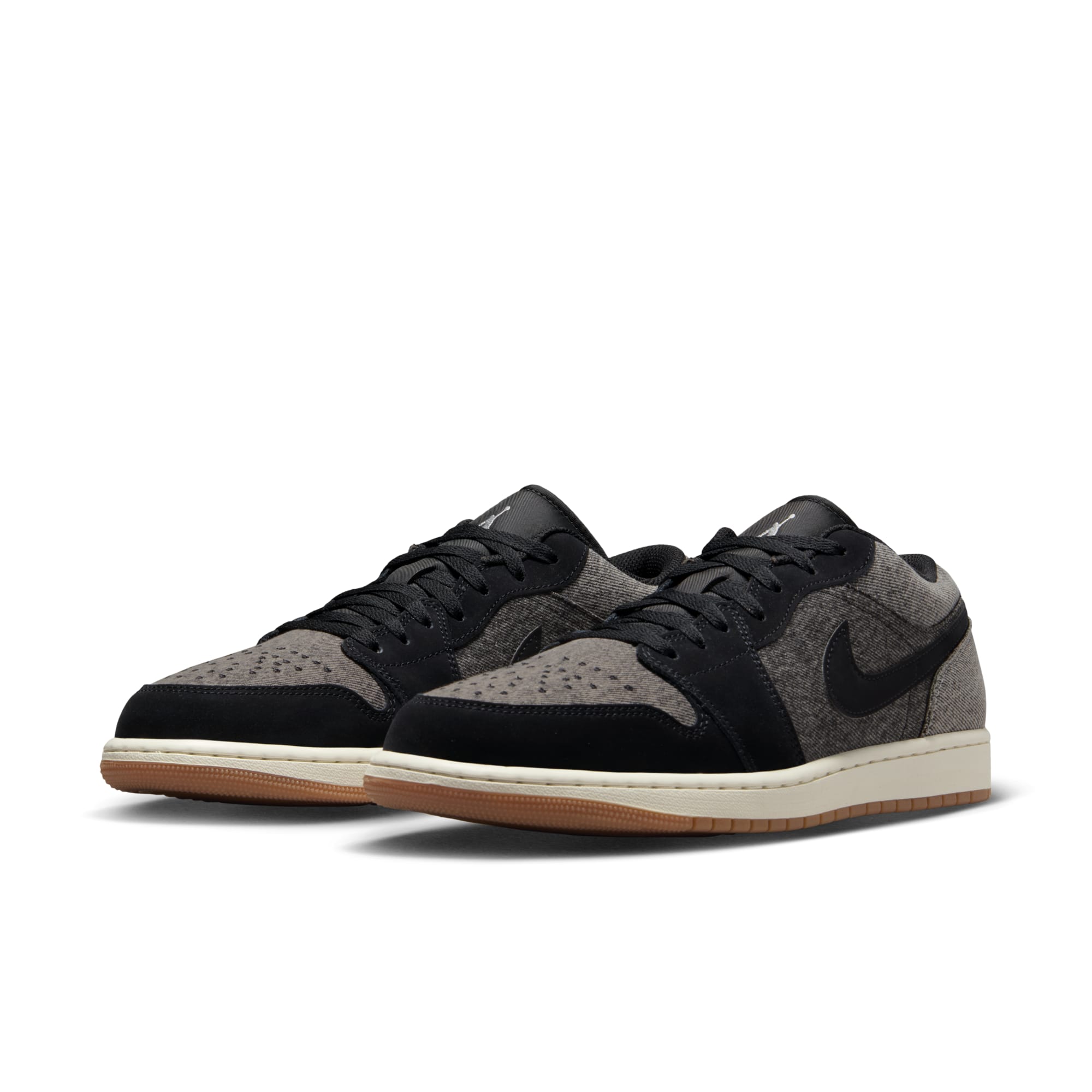[HJ4360-001] Mens Air Jordan RETRO 1 LOW SE 'BLACK DENIM'