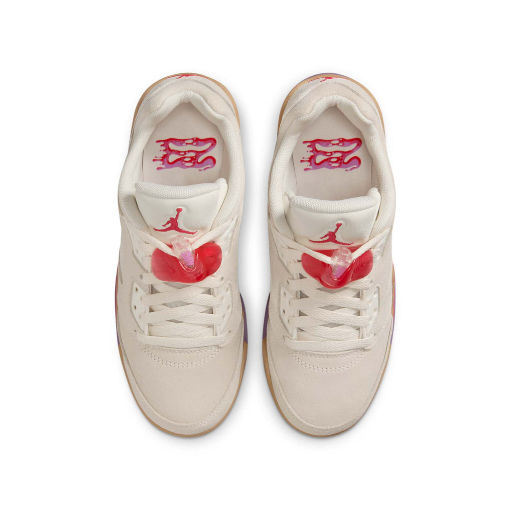 [HJ5994-106] Grade School Air Jordan Retro 5 Low 'Peanut Butter & Jelly' (Grade School)