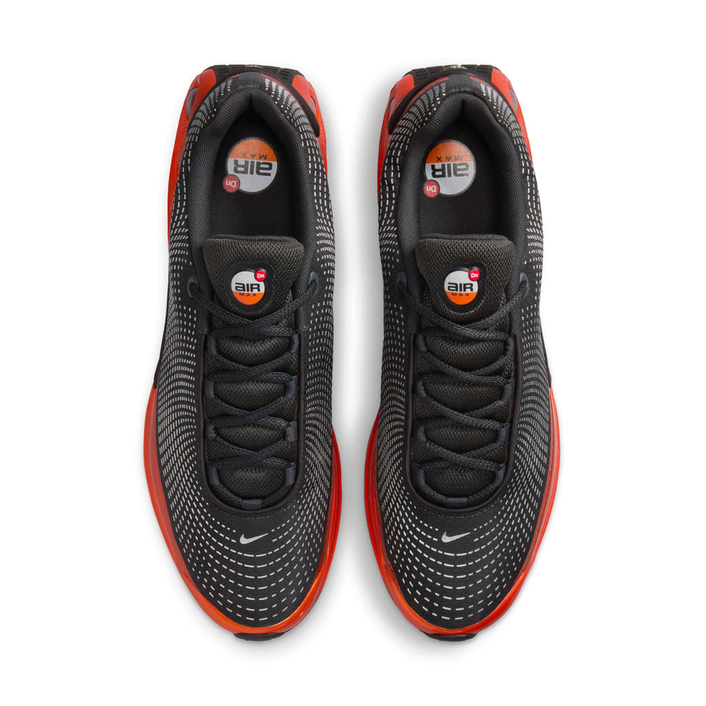 [HJ6695-001] MENS NIKE AIR MAX DN QS 'DARK SMOKE GREY SALSA RED'