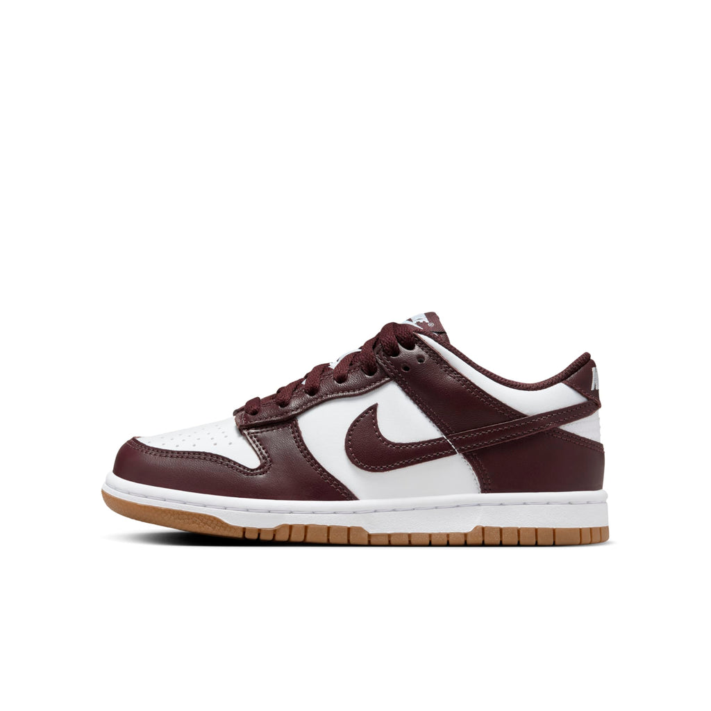 [HJ9282-100] GRADE SCHOOL NIKE DUNK LOW 'BURGUNDY CRUSH GUM (GS)'