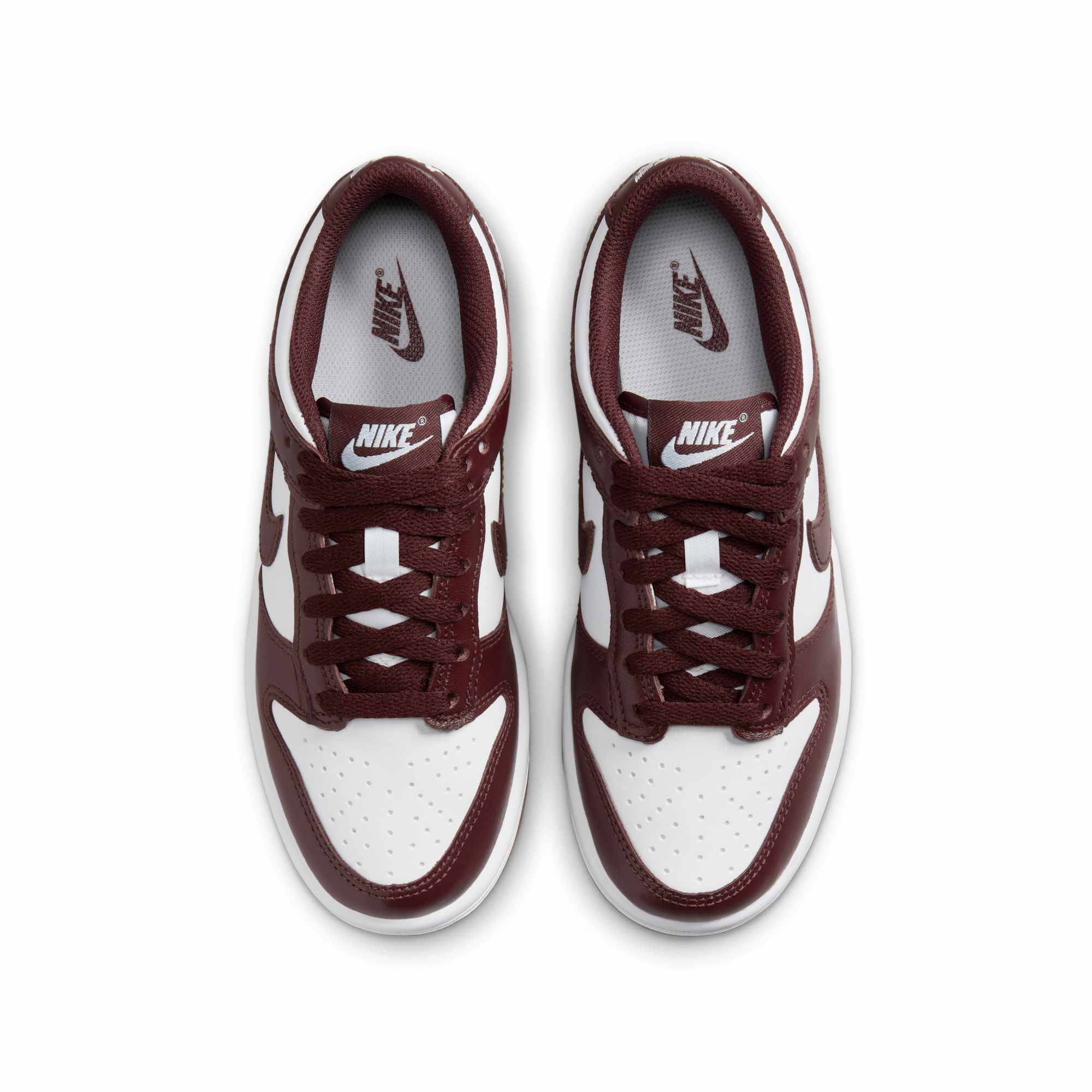 [HJ9282-100] GRADE SCHOOL NIKE DUNK LOW 'BURGUNDY CRUSH GUM (GS)'