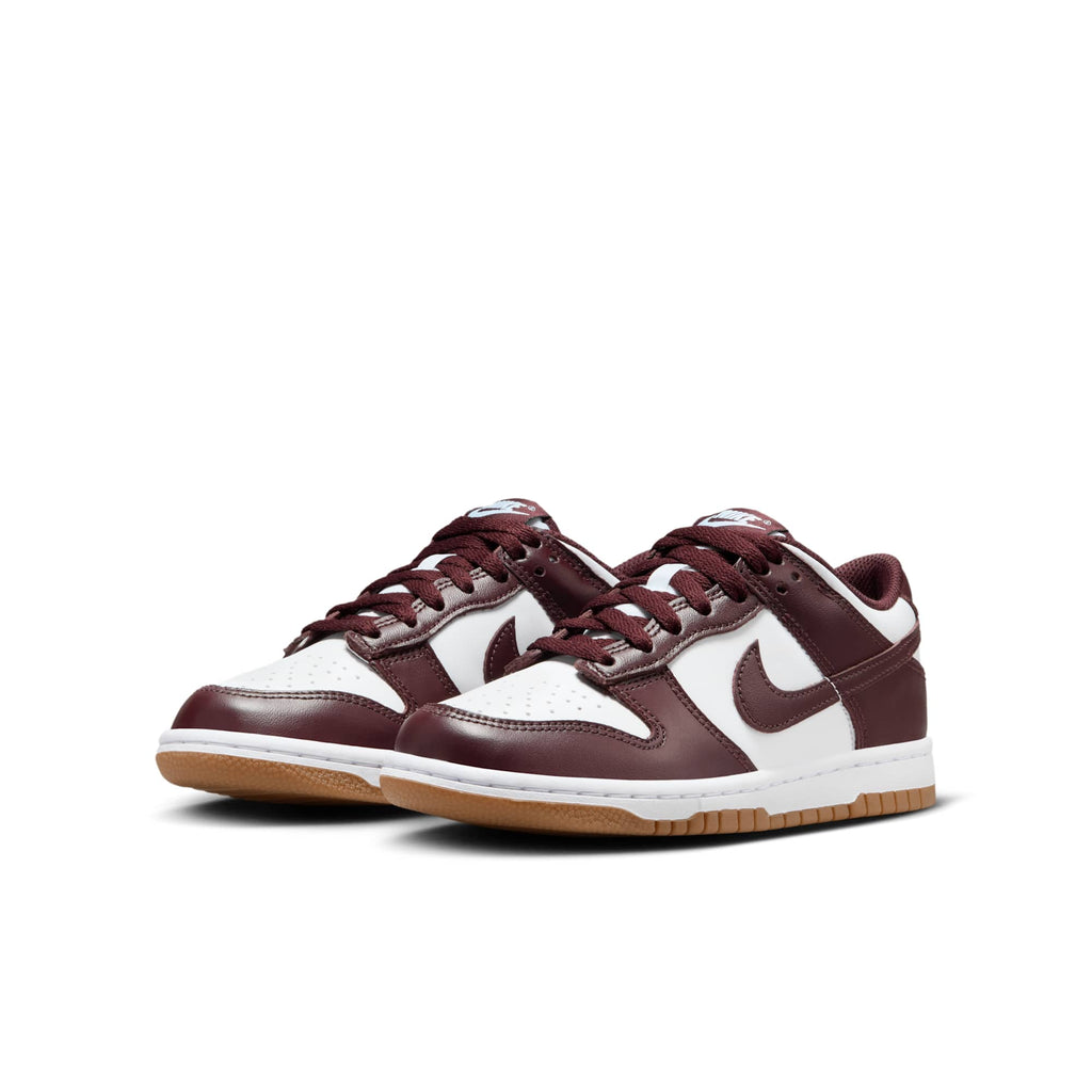 [HJ9282-100] GRADE SCHOOL NIKE DUNK LOW 'BURGUNDY CRUSH GUM (GS)'