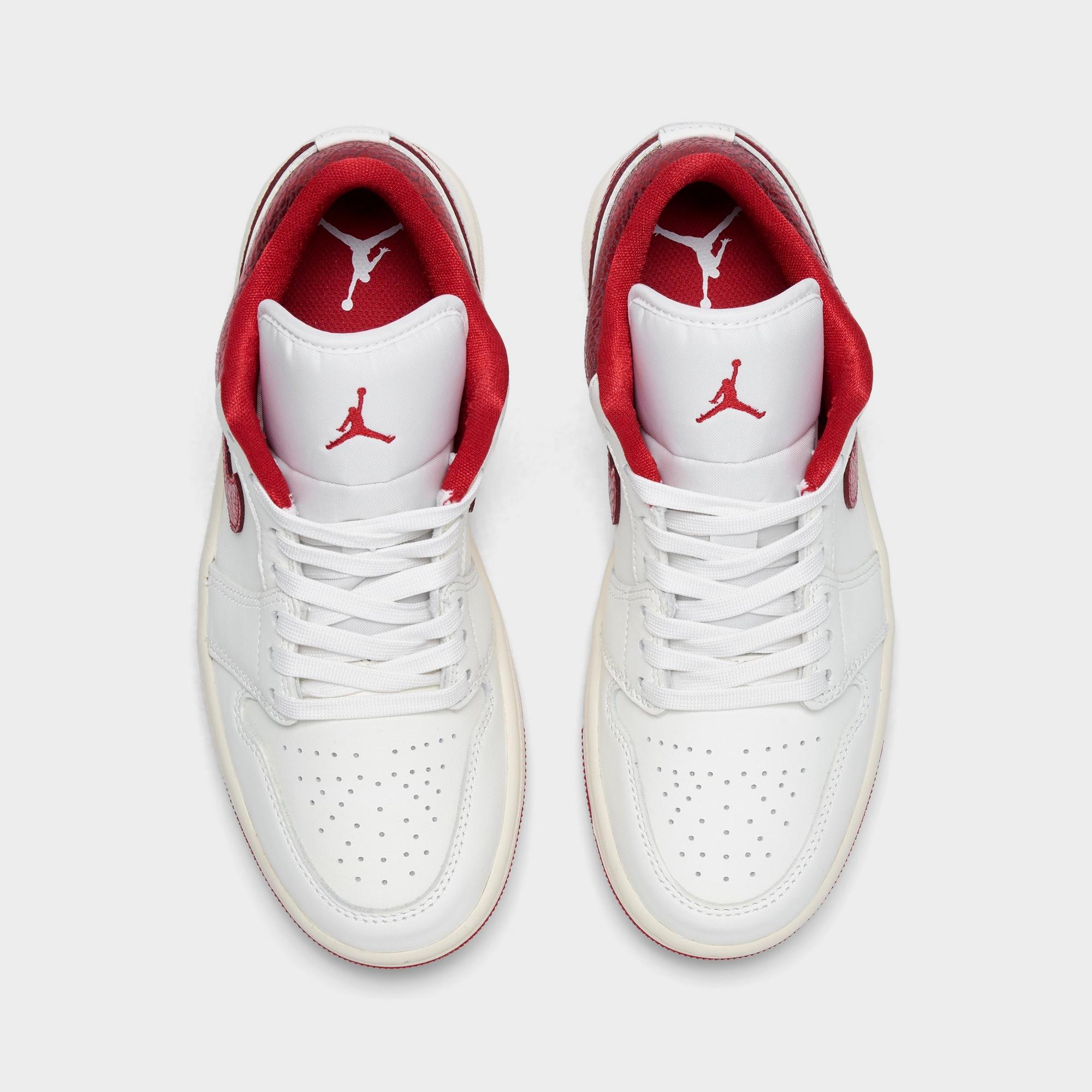 [HJ9338-106] WOMENS AIR JORDAN RETRO 1 LOW 'RUBY'
