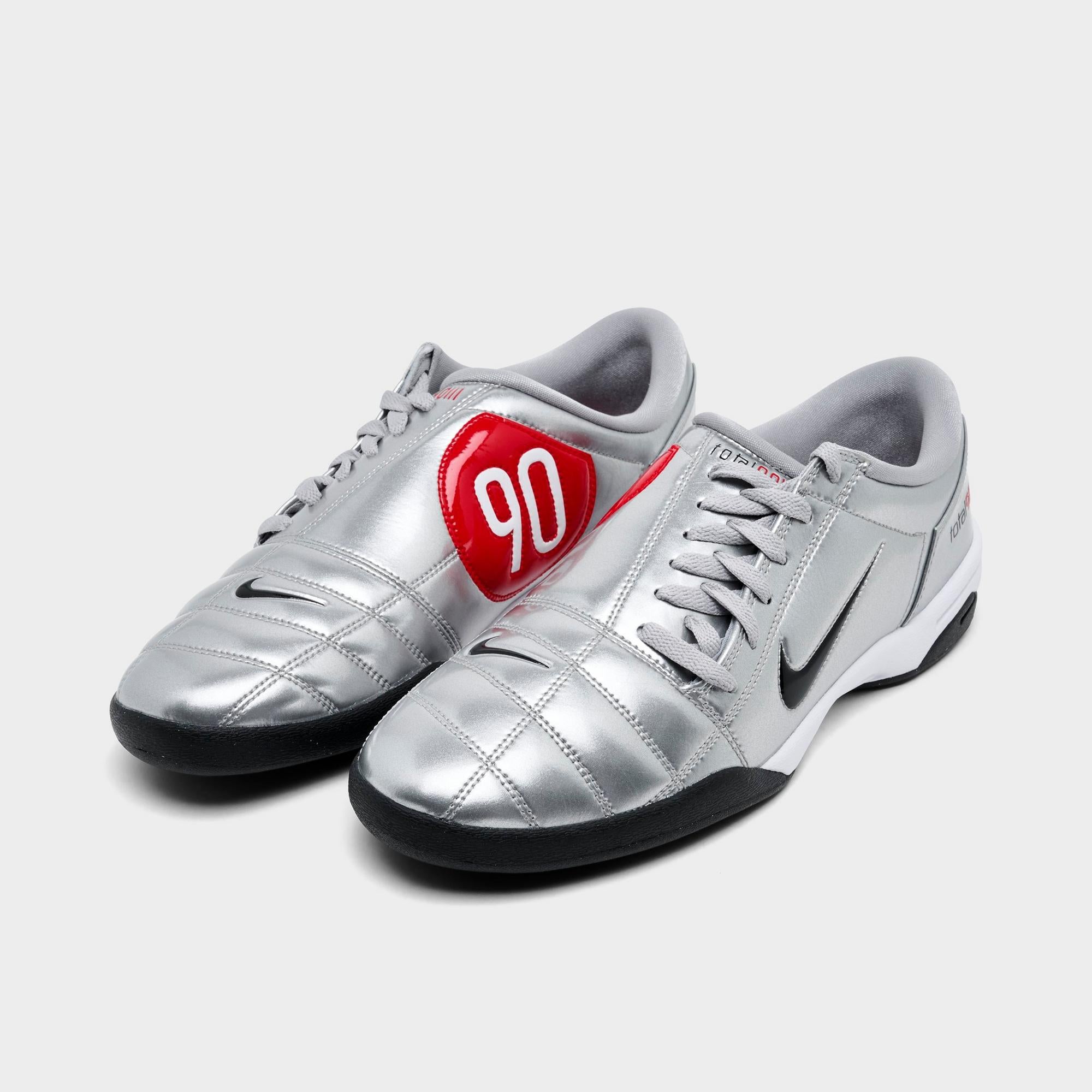 [HJ9351-002] MENS NIKE TOTAL 90 3 SP 'METALLIC SILVER BLACK'