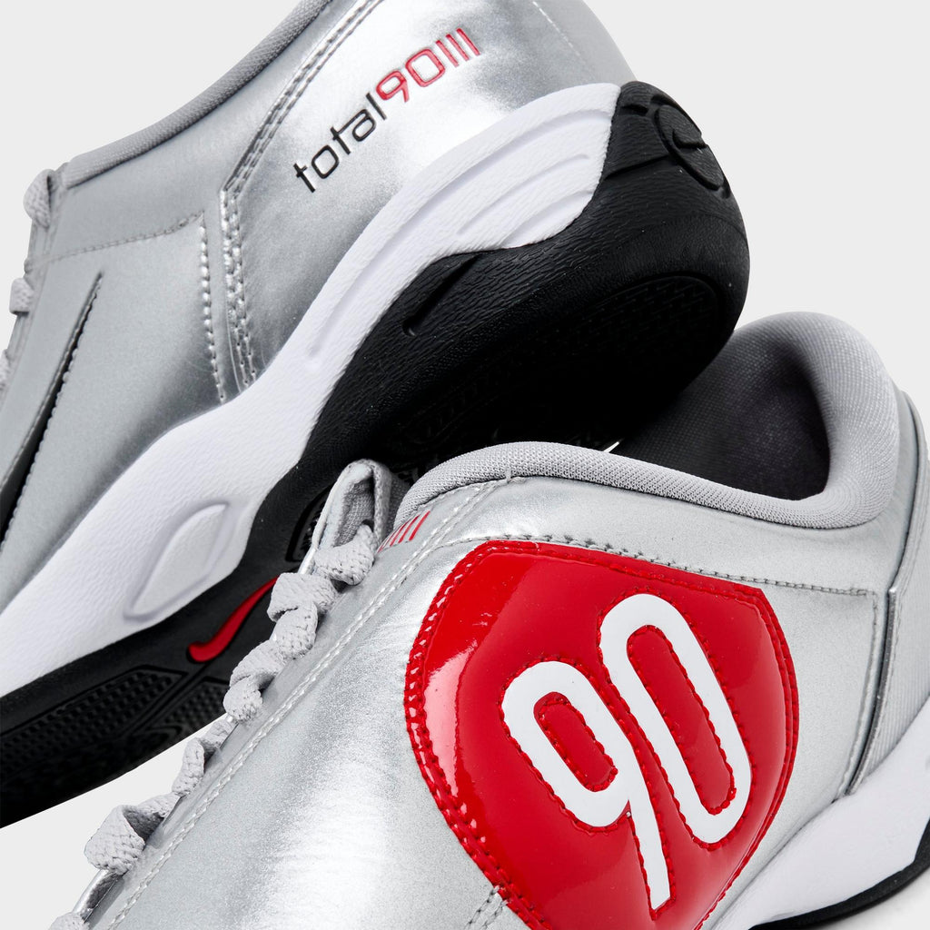 [HJ9351-002] MENS NIKE TOTAL 90 3 SP 'METALLIC SILVER BLACK'