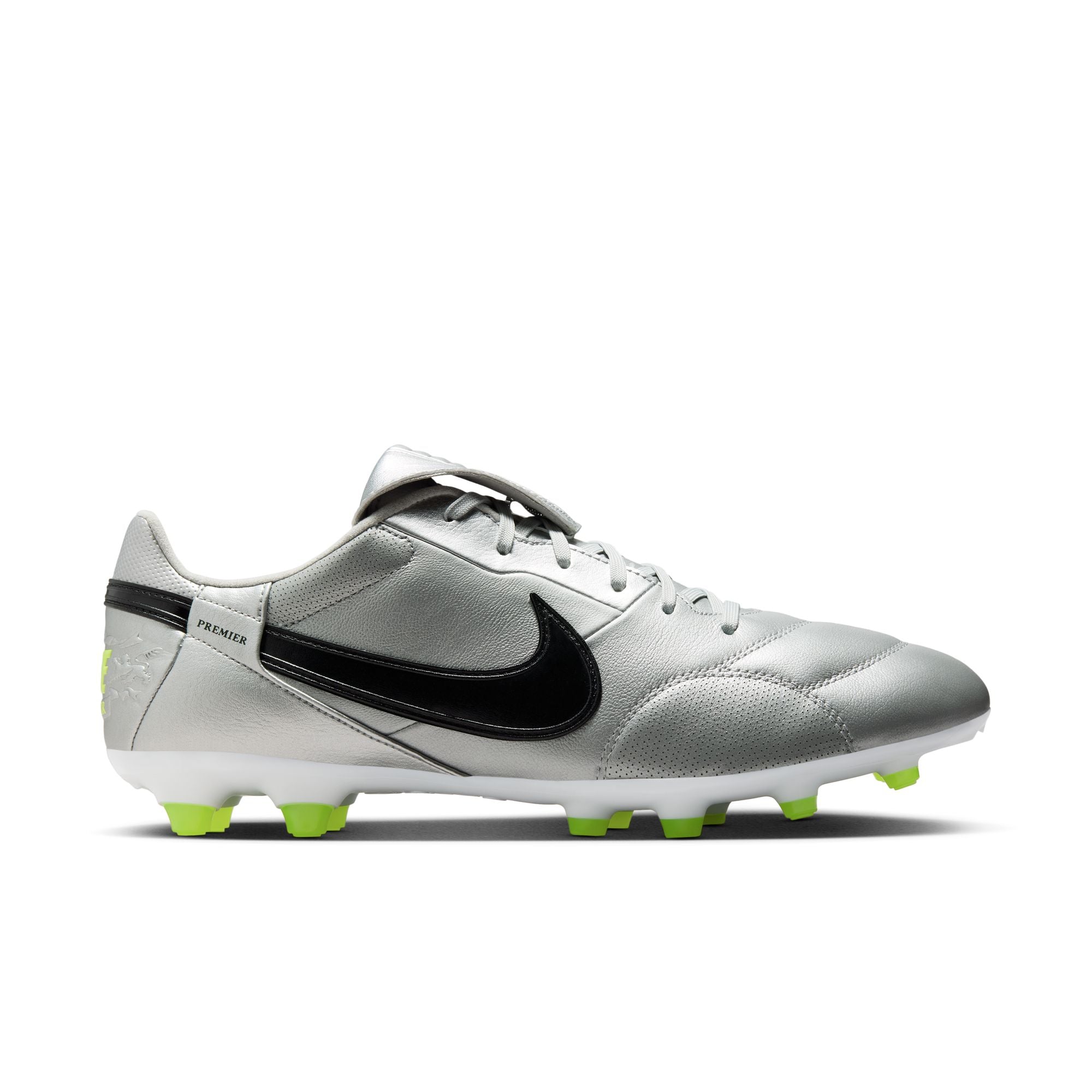 [HM0265-004] MENS NIKE THE PREMIER III U FG 'METALLIC SILVER VOLT'